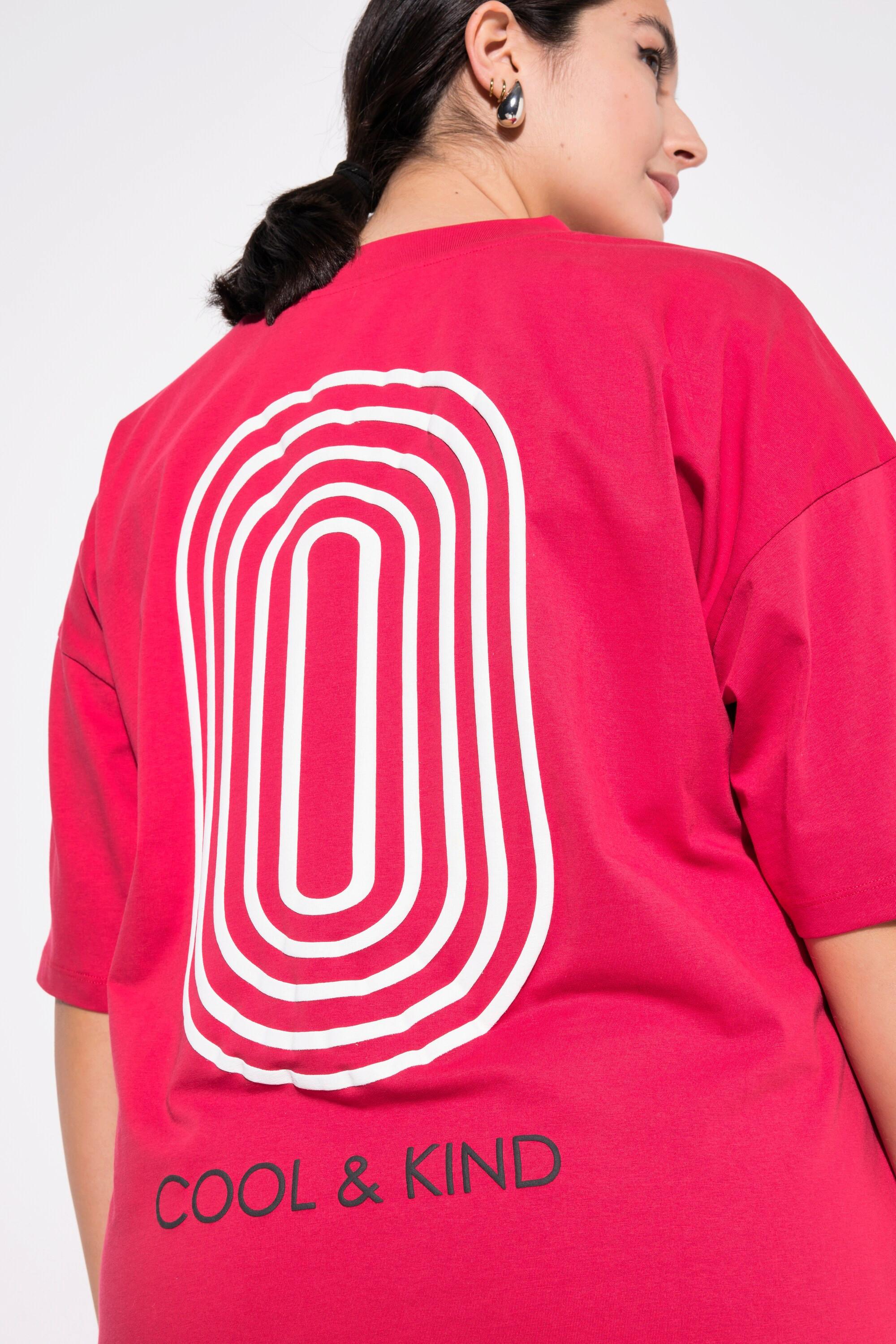 Studio Untold Oversized Bogenprint Halbarm T-Shirt
