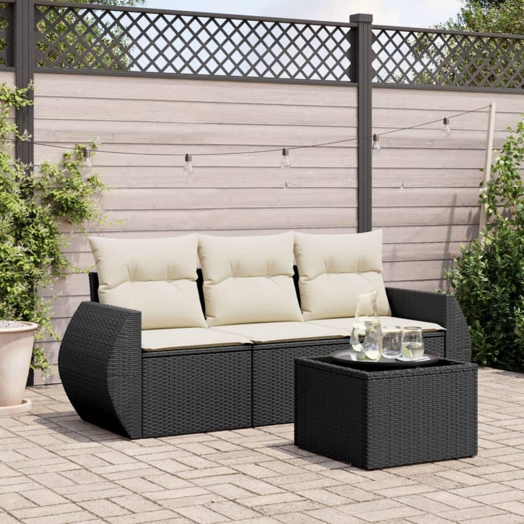 VidaXL Garten sofagarnitur poly-rattan