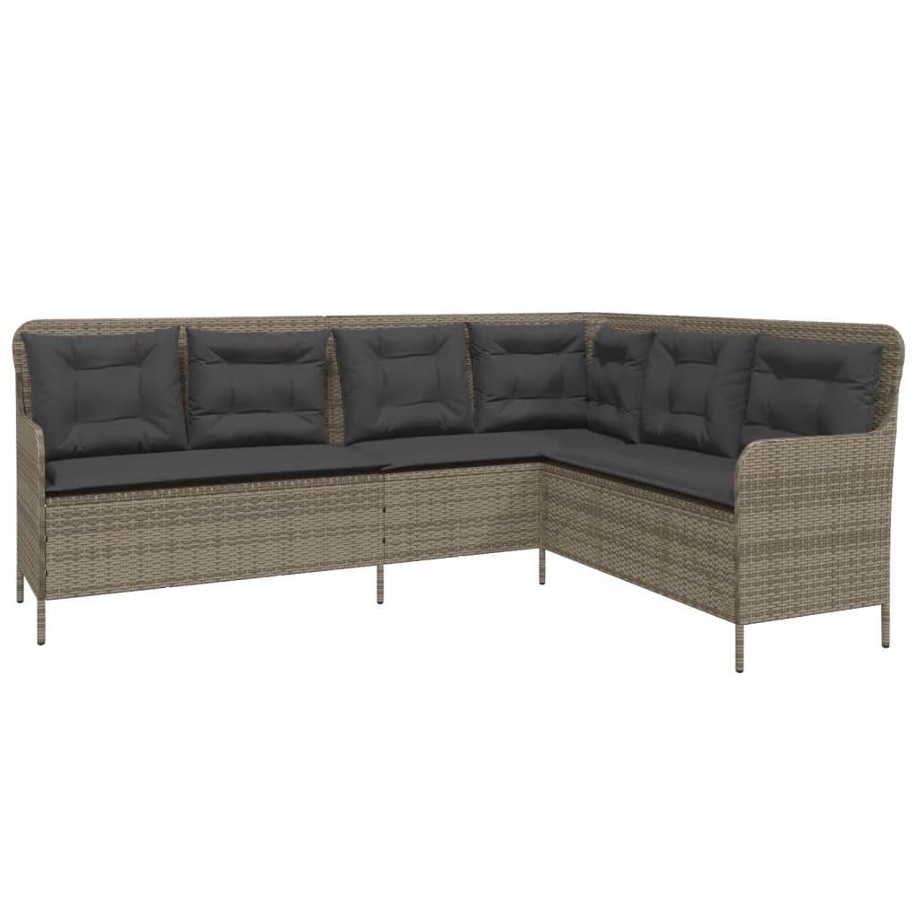 VidaXL Garten sofagarnitur poly-rattan
