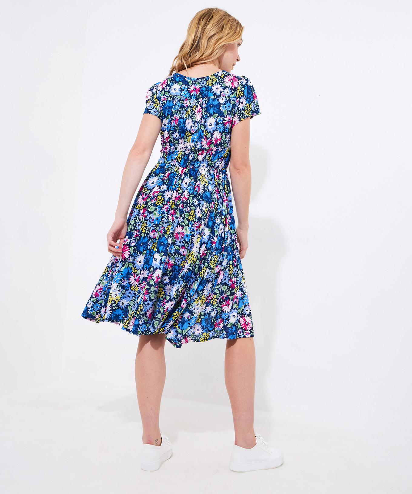 Joe Browns Florales Kleid mit geraffter Taille