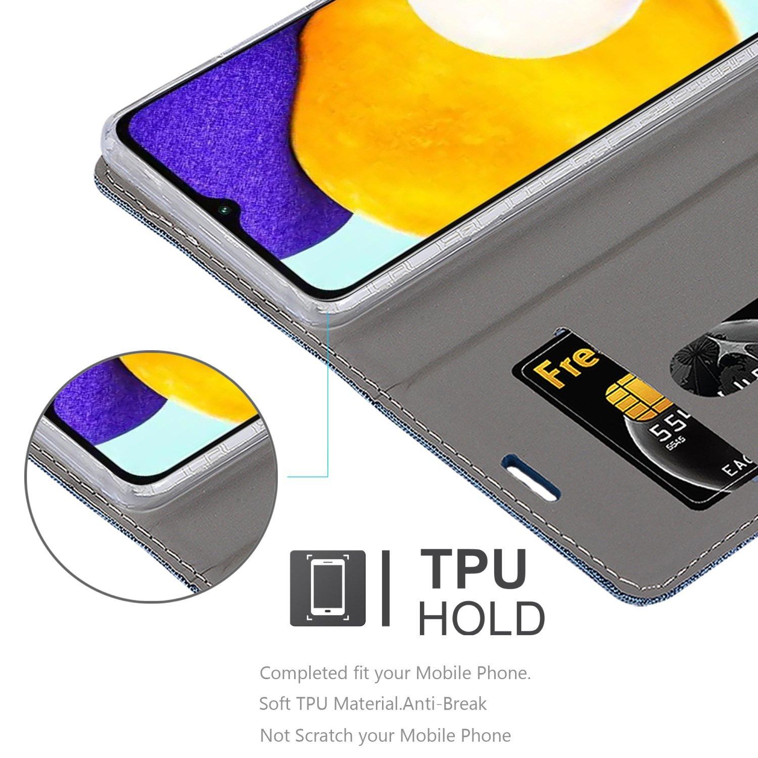 Cadorabo Hülle für Samsung Galaxy A13 5G Magnetverschluss, Kartenfach