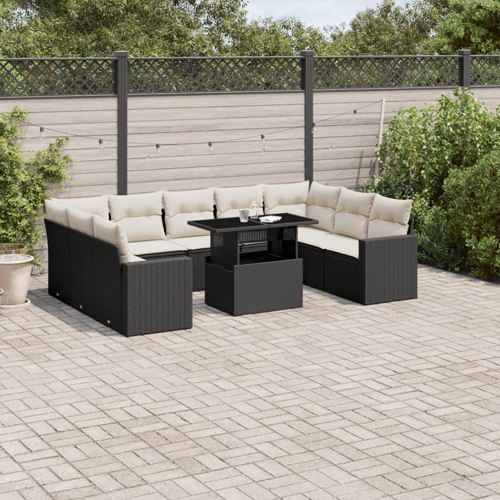 VidaXL Garten sofagarnitur poly-rattan