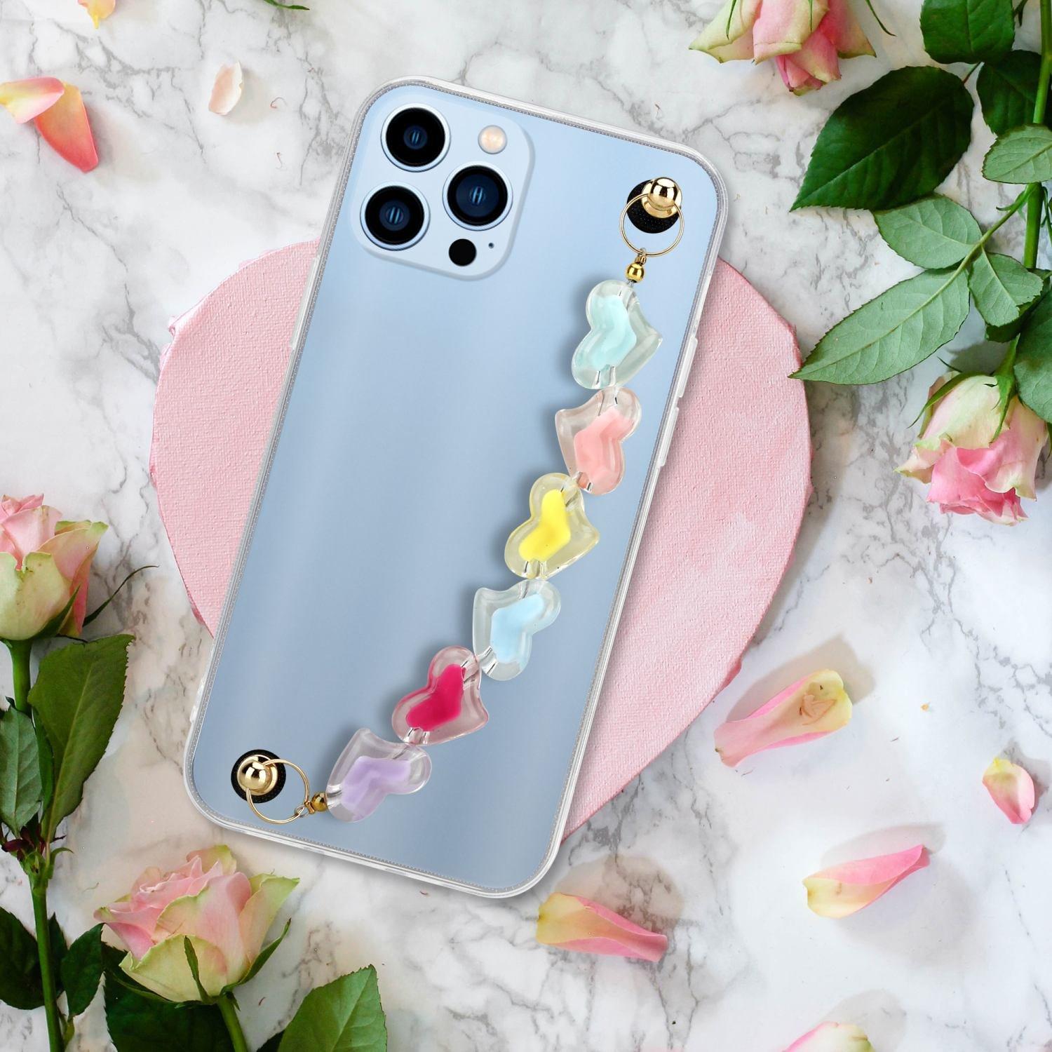 Cadorabo Hülle für Apple iPhone 13 PRO MAX mit Handgelenk Kette