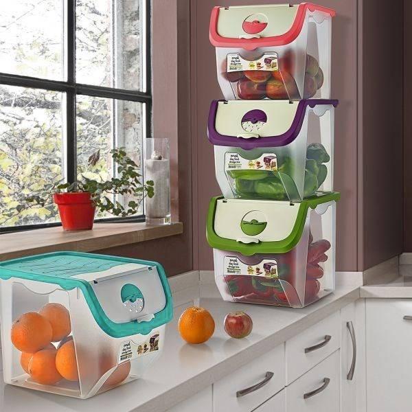 Orion Vorratsbehälter mit Bügel, regulierbare Belüftung, frostsicher