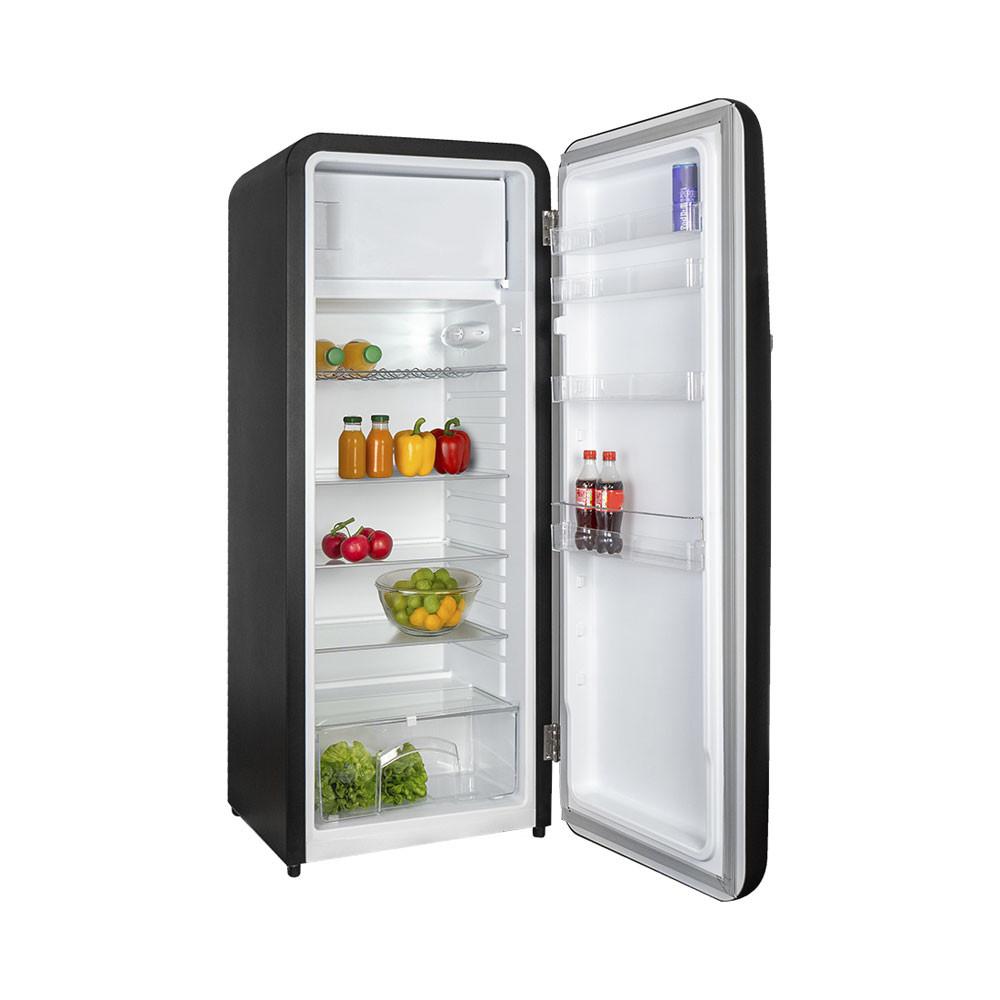 Kibernetik Retro Kühlschrank KSG260 schwarz