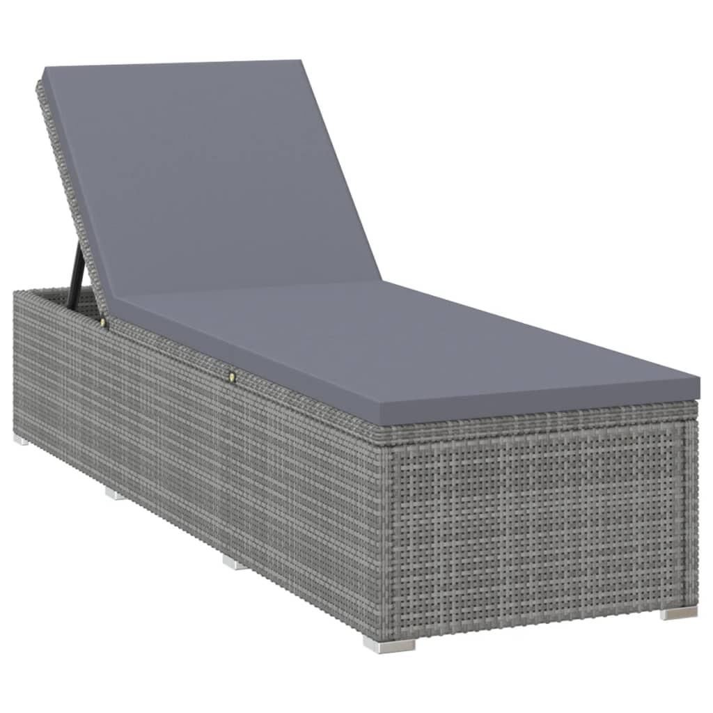 VidaXL Sonnenliege poly-rattan