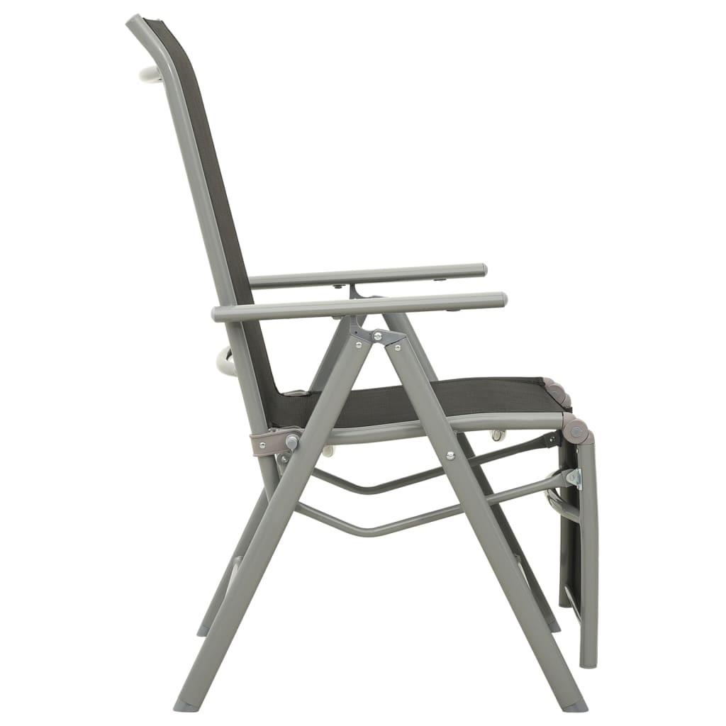 VidaXL Gartenstuhl aluminium