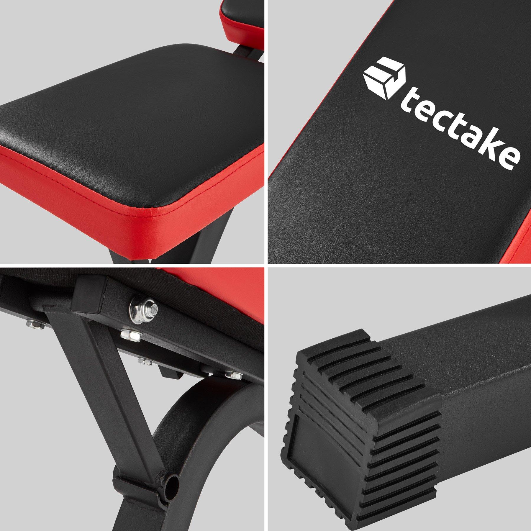 Tectake Hantelbank mit Schnellverstellung