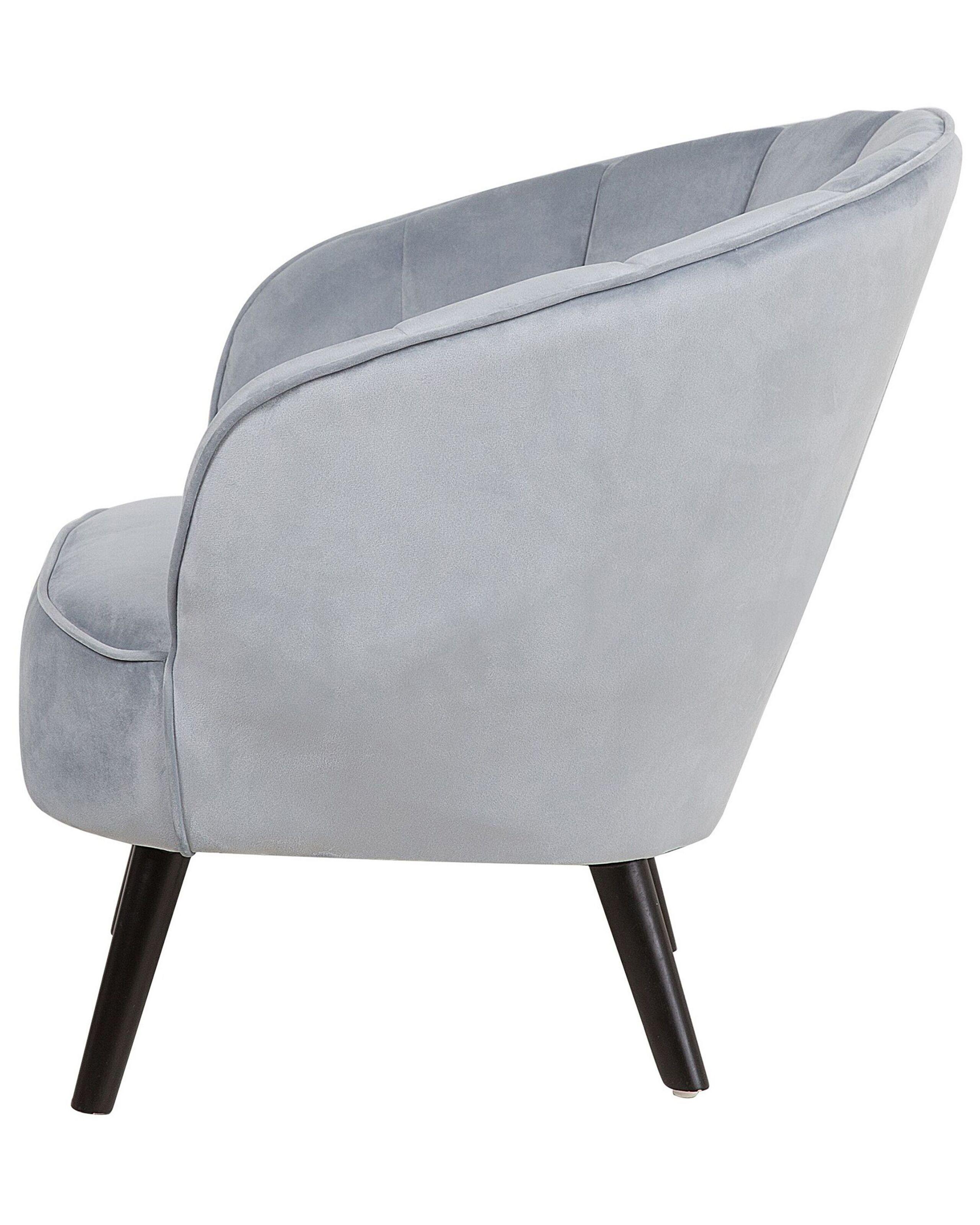 Beliani Sessel aus Samtstoff Glamourös DALA