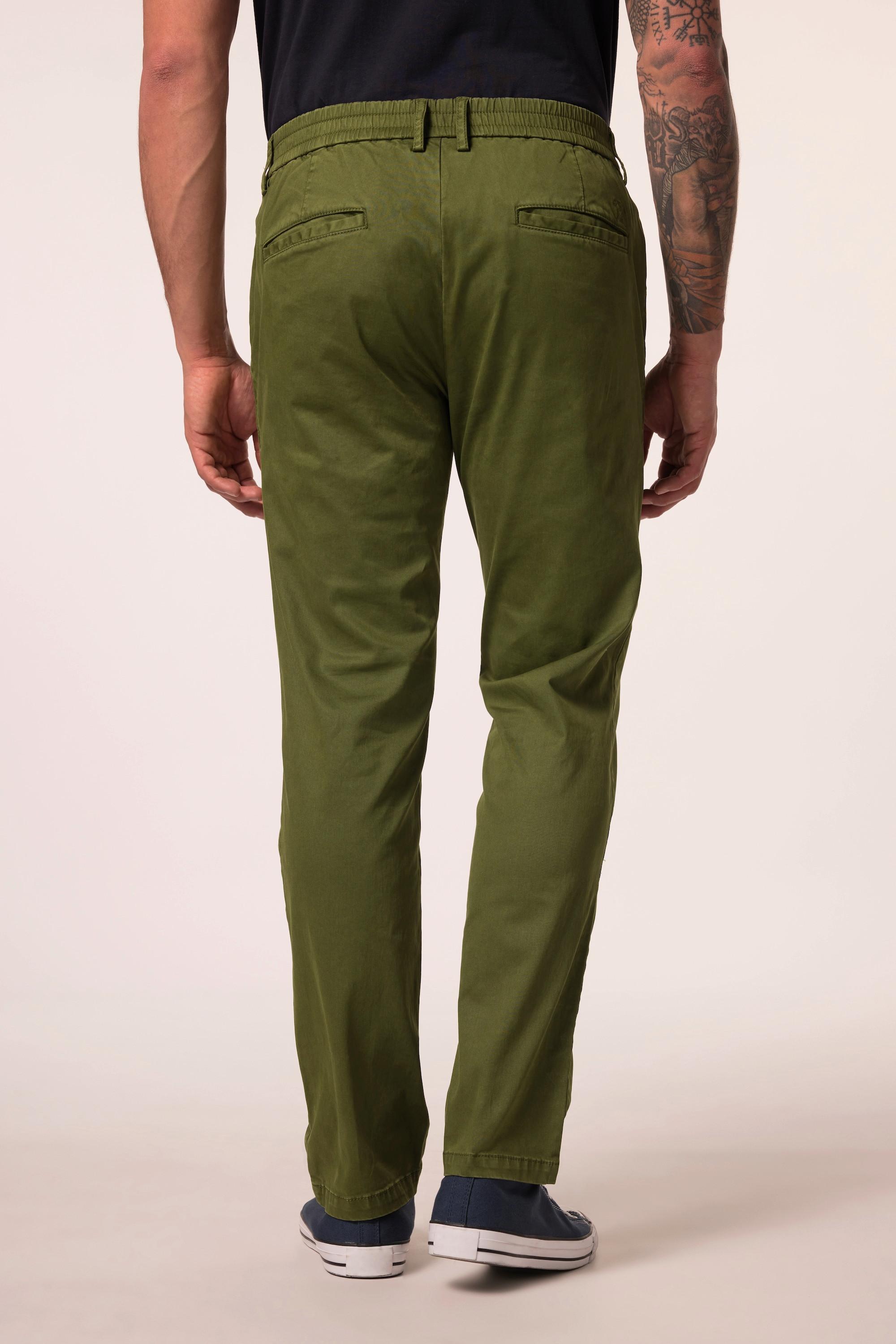 JP1880 Chino FLEXNAMIC Modern Straight Fit mit elastischem Bund und Bundfalte