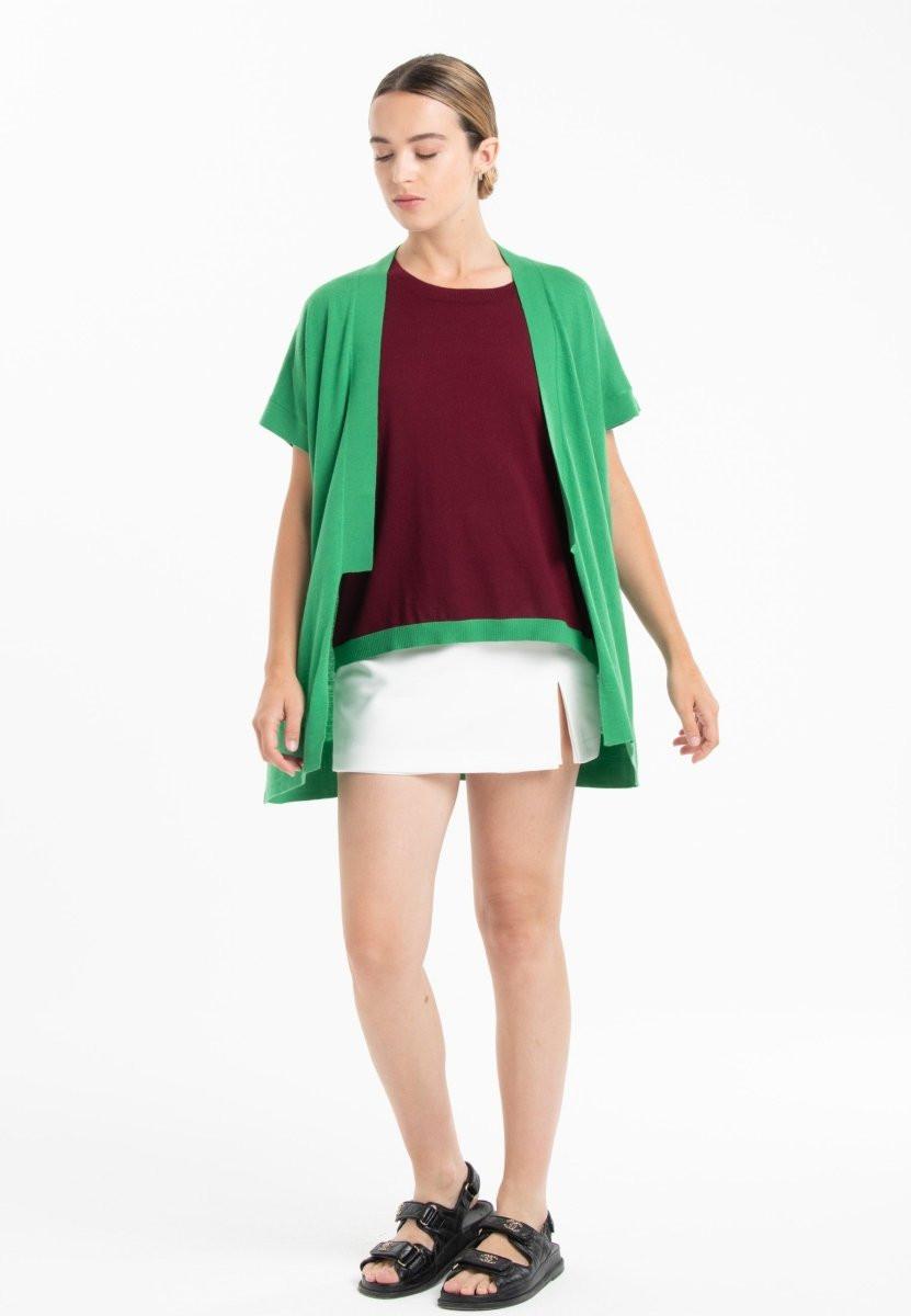 Studio Cashmere8 Kimono aus 2-fädigem, ultrafeinem Kaschmir und Wolle