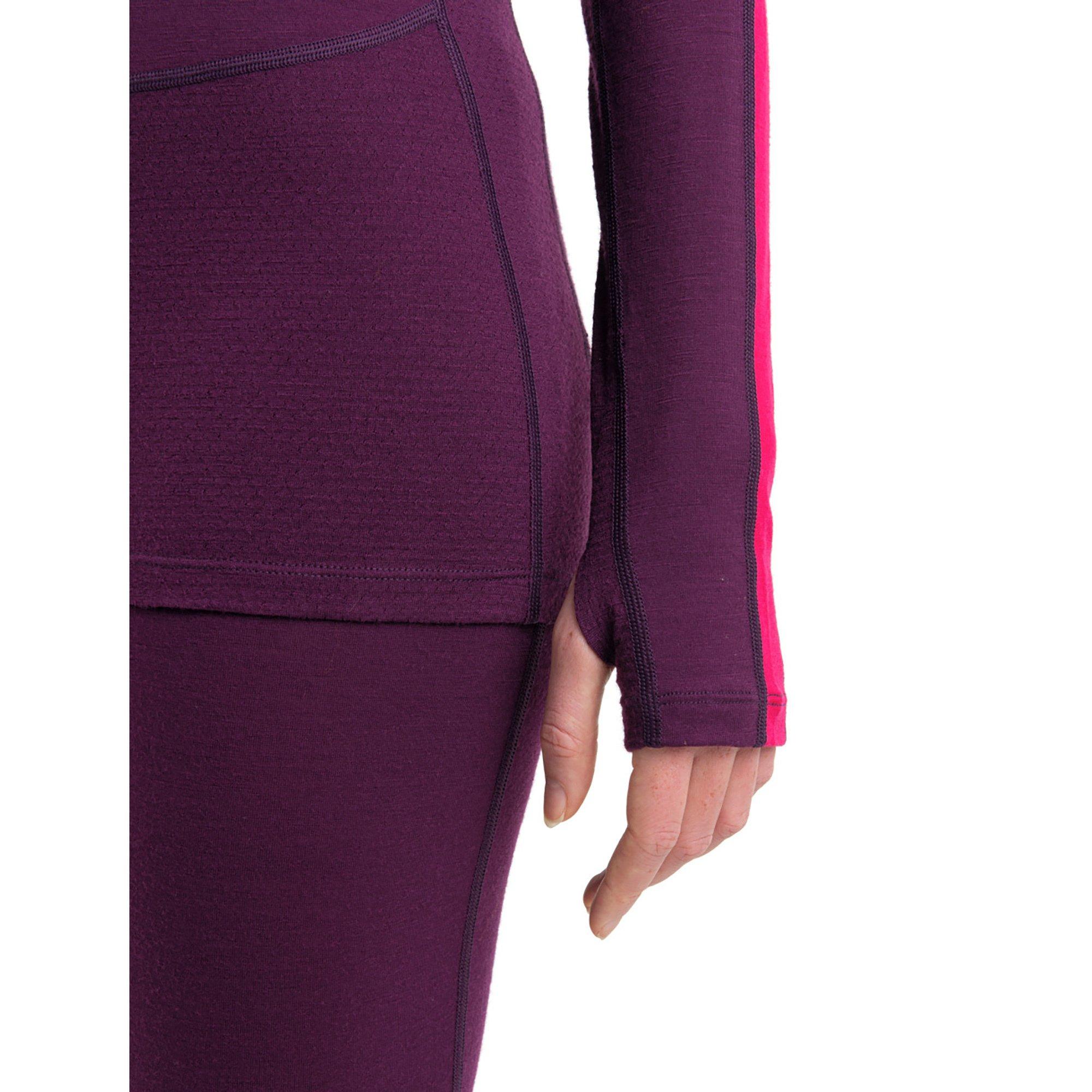 Icebreaker Women Merino 200 ZoneKnit™ LS Crewe Thermoshirt, langarm