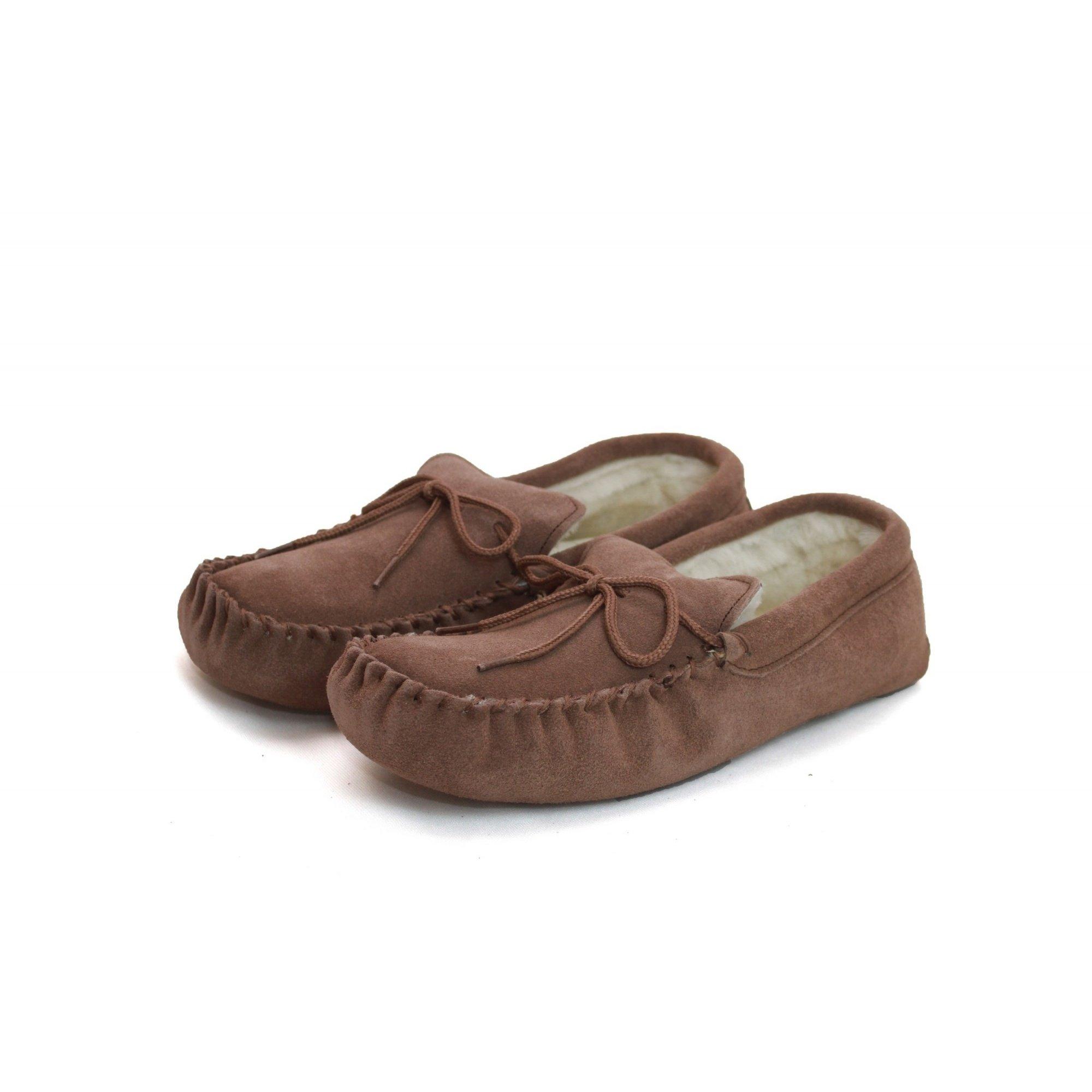 Eastern Counties Leather Moccasins mit weicher Sohle.