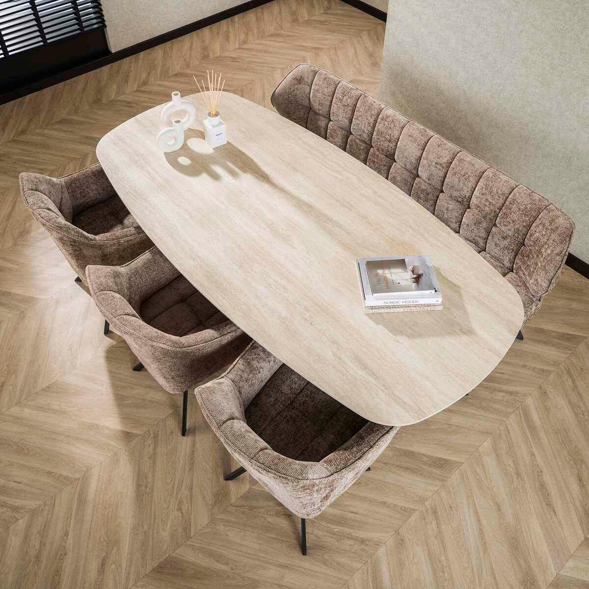 mutoni Esstisch Danish oval Romano 215x105