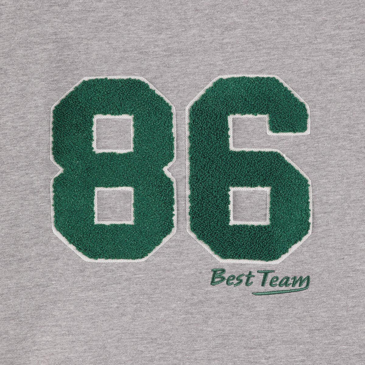 La Redoute Collections Oversized-Sweashirt mit Rundhals und Stickerei