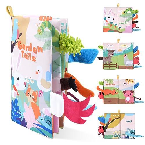 Activity-board Stoffbuch, Bilderbuch aus Stoff mit vielen Fühl- und Spieleffekten, hochwertiges Kleinkindspielzeug, Babybuch, schön gestaltetes Babyspielzeug