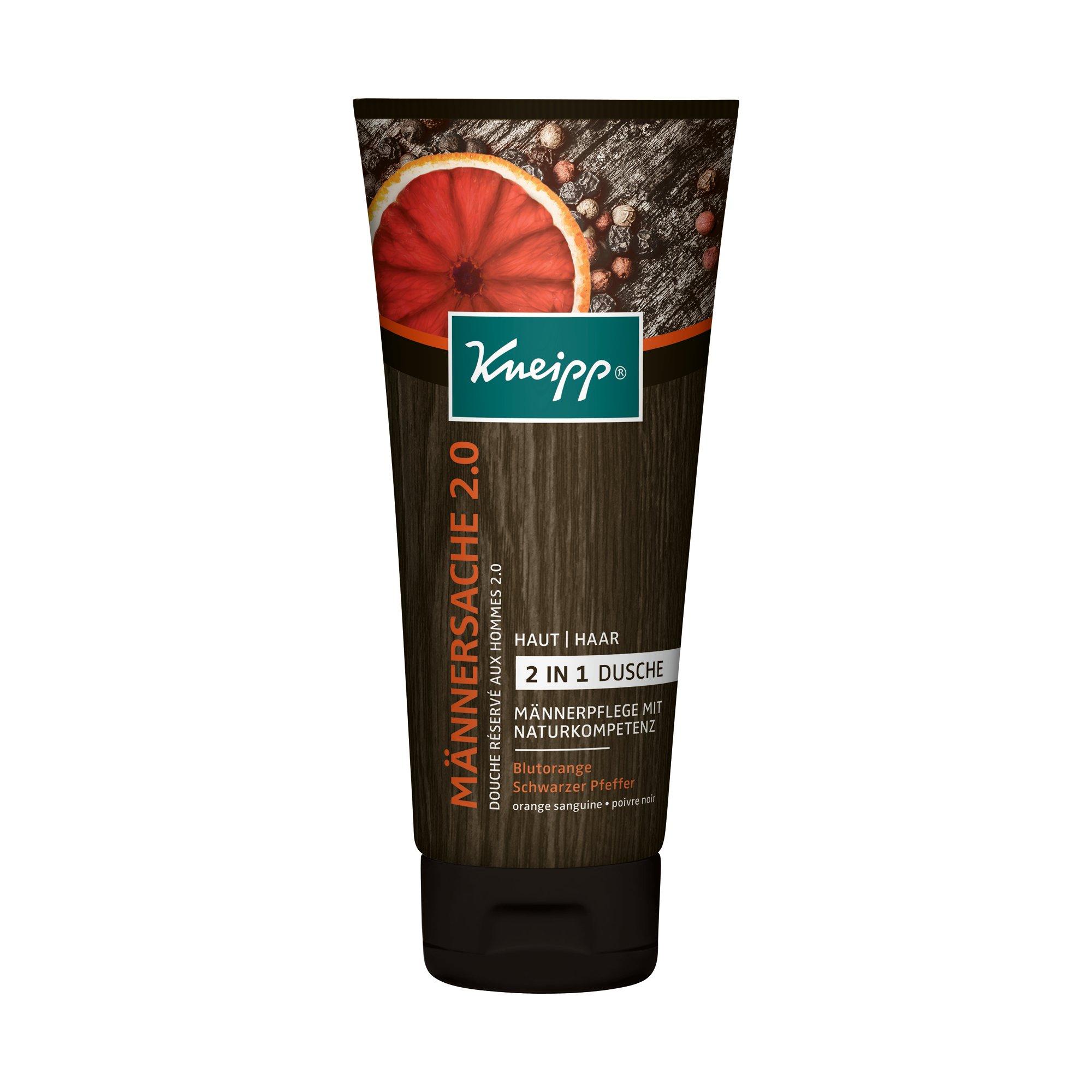 Kneipp 2 in 1 Dusche Männersache – Blutorange & Schwarzer Pfeffer