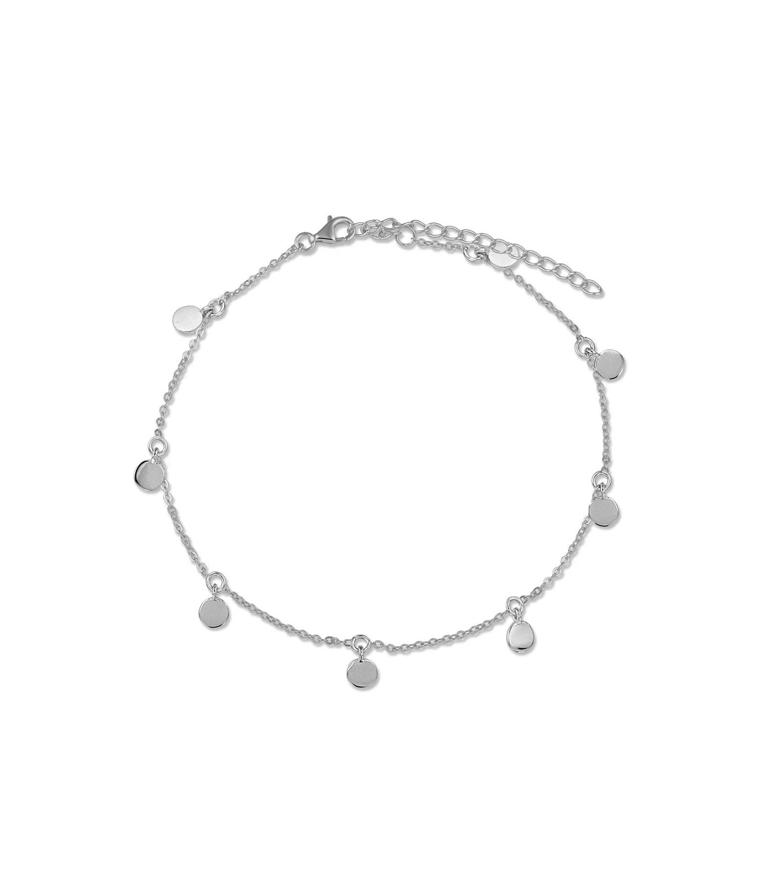 PHANTASYA Plättli klein Armband 1520 Rhodiniert