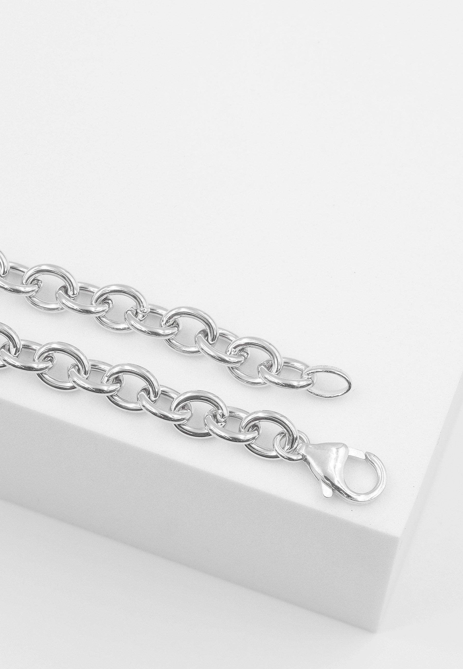MUAU Schmuck Bracelet Rundanker Weissgold 750, 6.4mm, 21cm