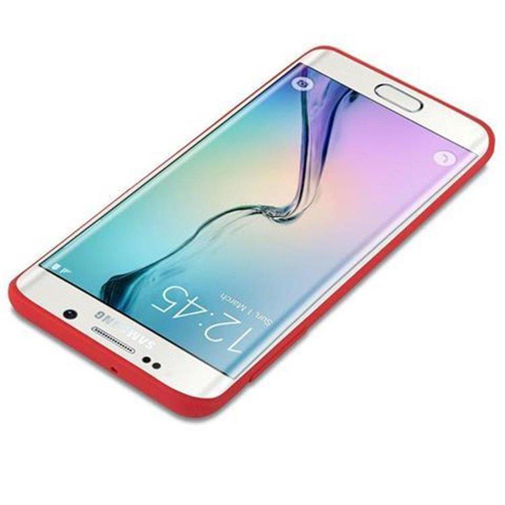 Cadorabo Hülle für Samsung Galaxy S6 EDGE TPU Silikon Candy