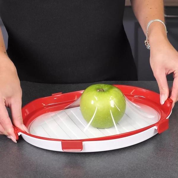 Northio 2x Lebensmittelboxen mit Plastikfolie