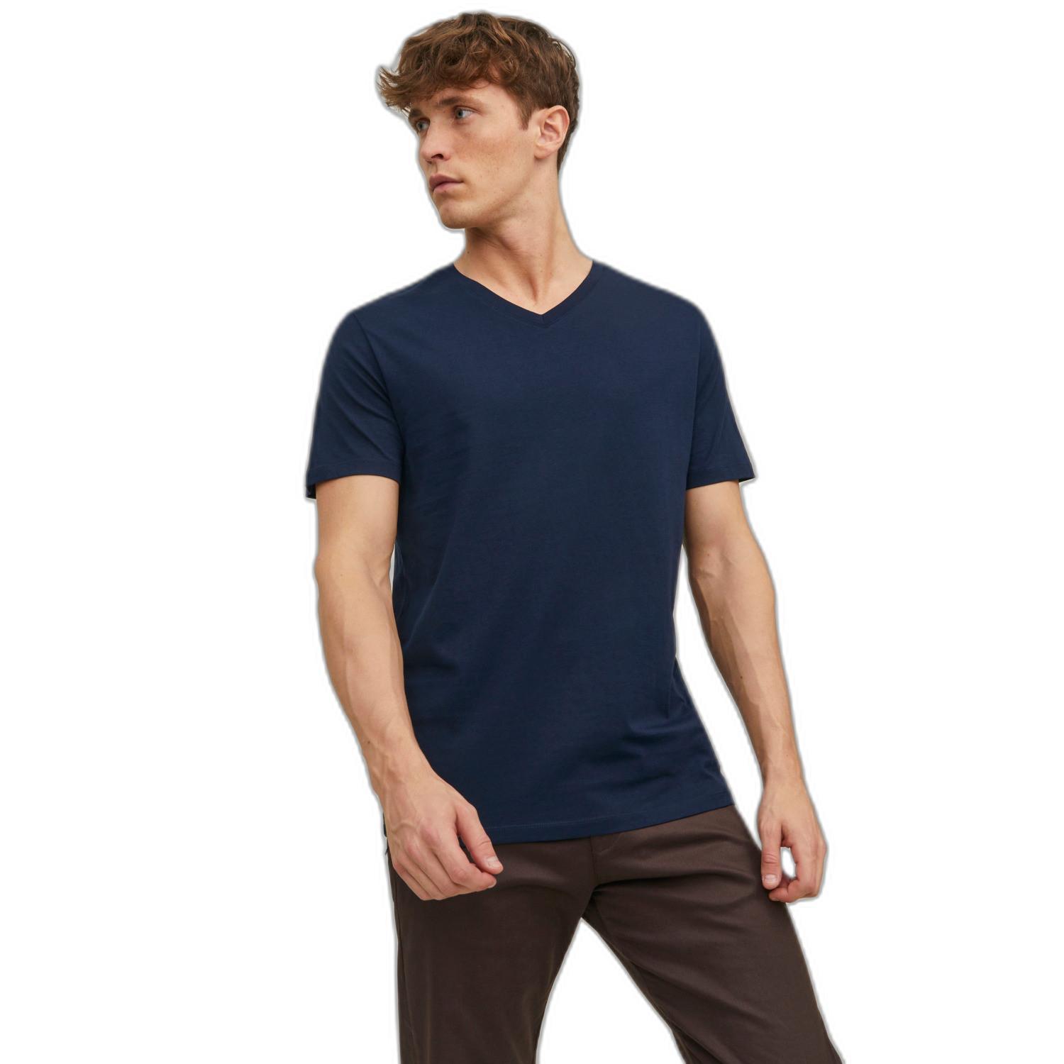 JACK & JONES Organic Basic V-Ausschnitt T-Shirt