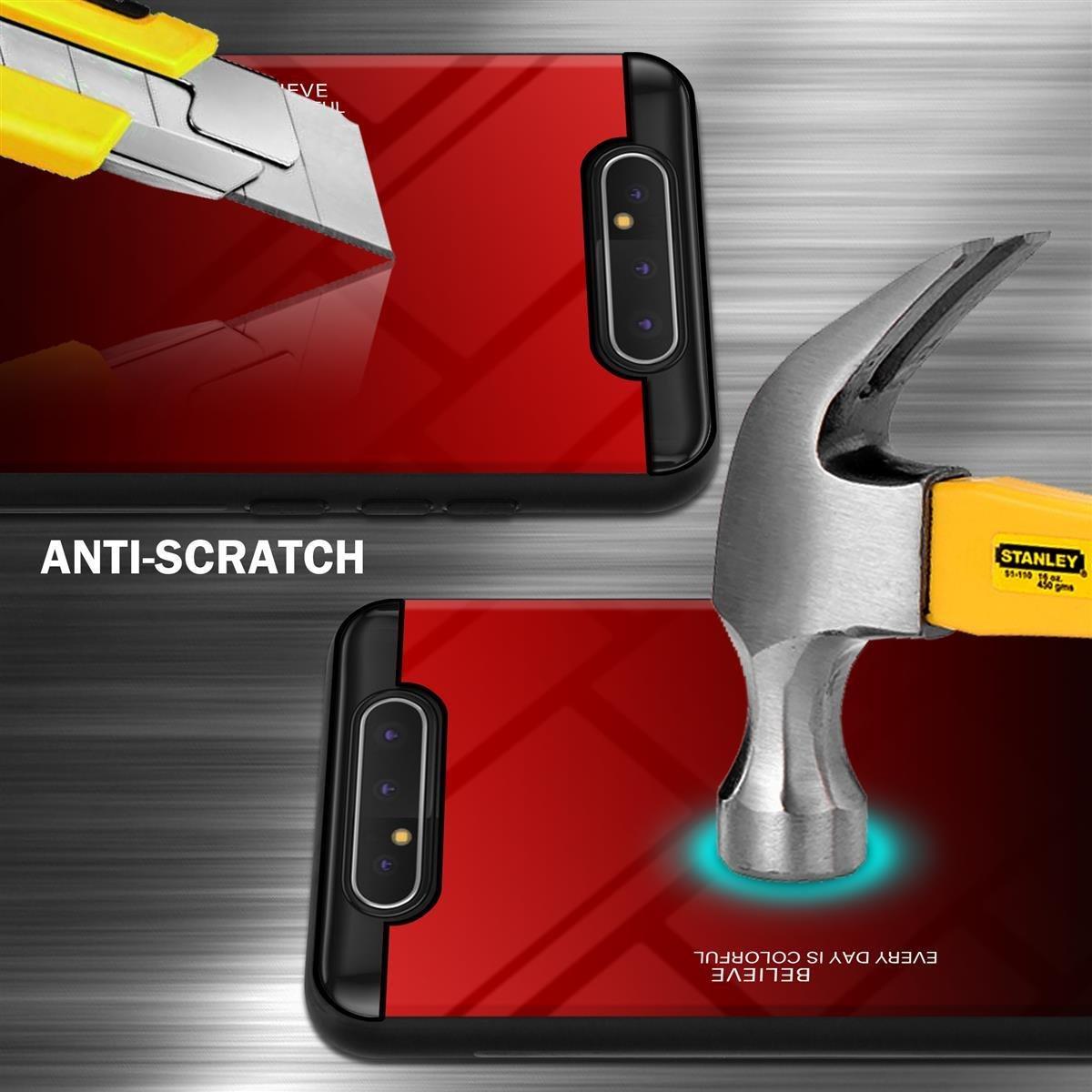Cadorabo Hülle für Samsung Galaxy A80 / A90 4G Zweifarbig