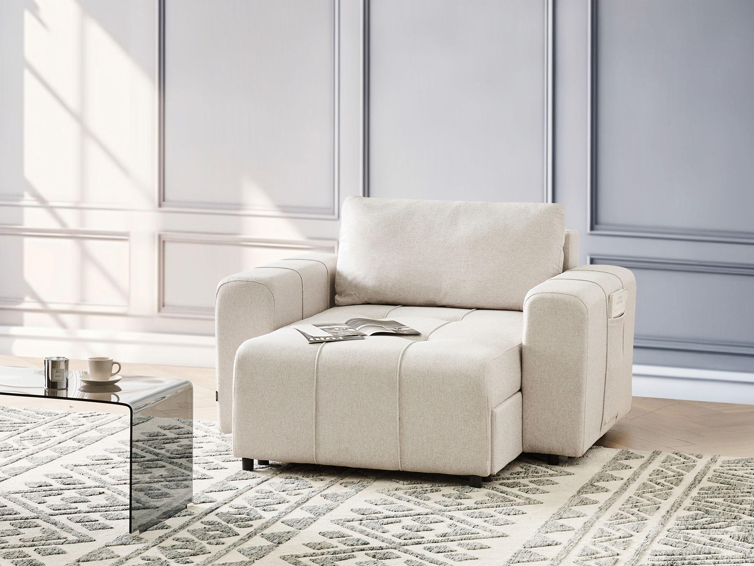Beliani Chaiselongue aus Polyester Modern INNVIK