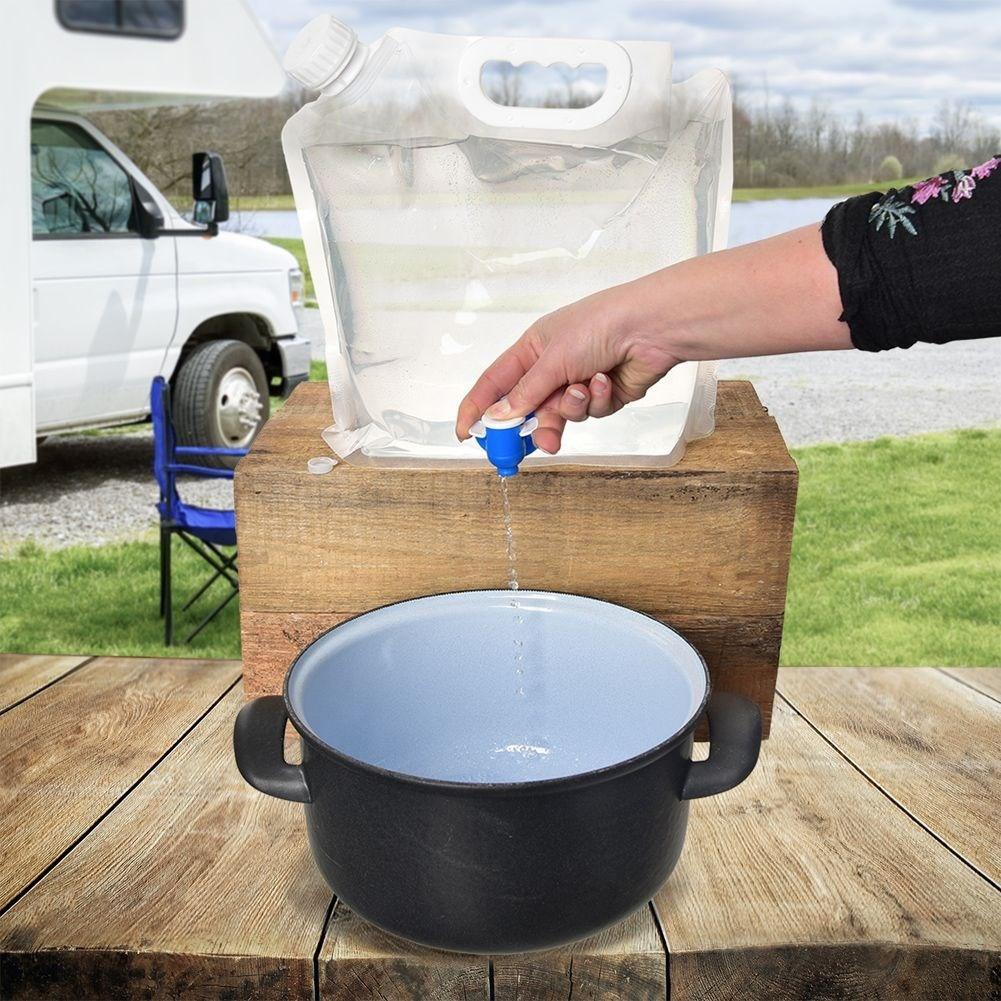 Orion Faltbarer Wassertank mit Wasserhahn für Camping und Ausflüge