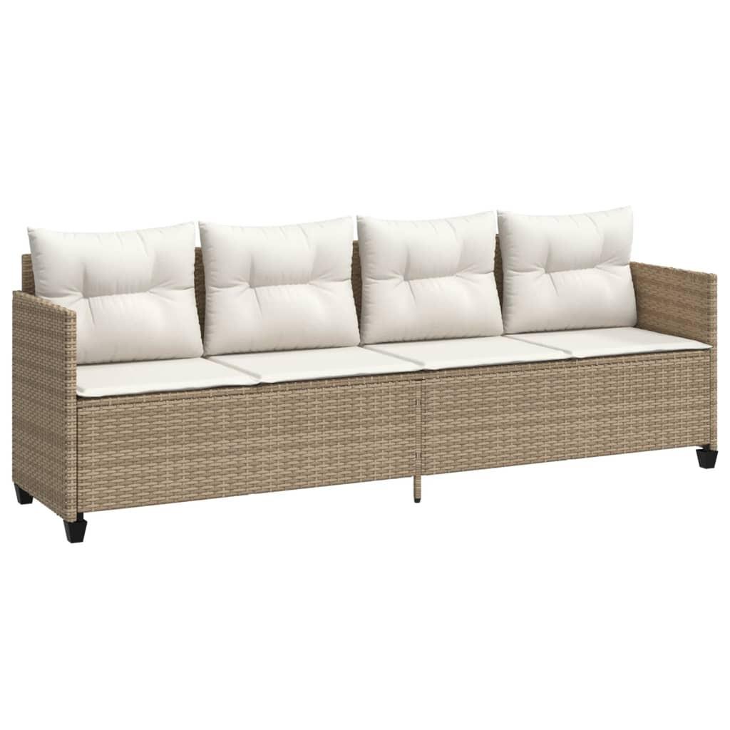 VidaXL Garten sofagarnitur poly-rattan