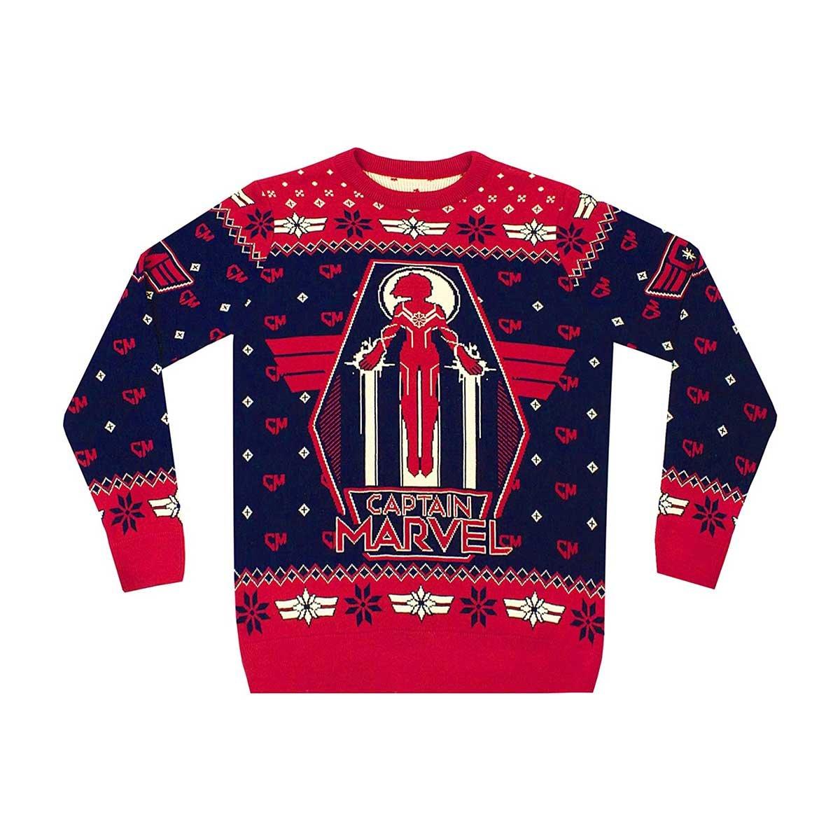 Captain Marvel Premium Pullover  weihnachtliches Design