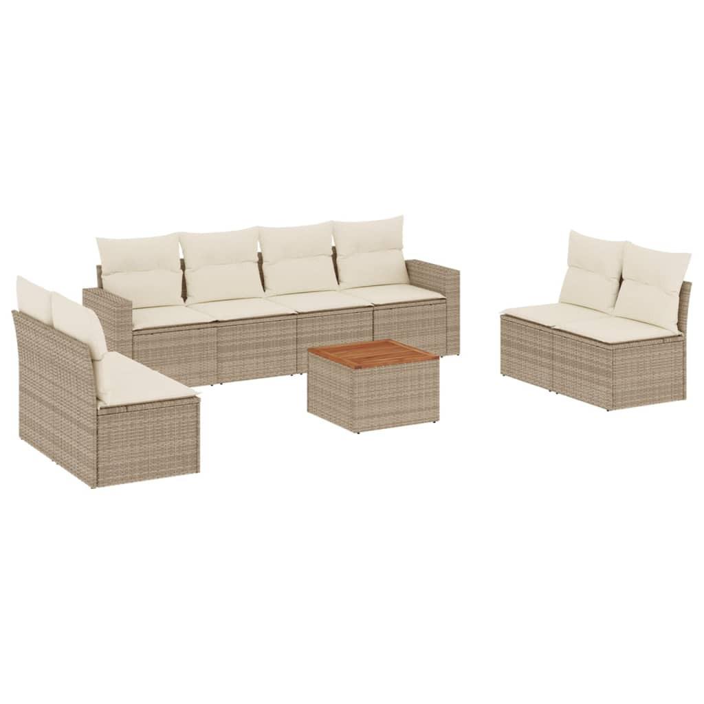 VidaXL Garten sofagarnitur poly-rattan