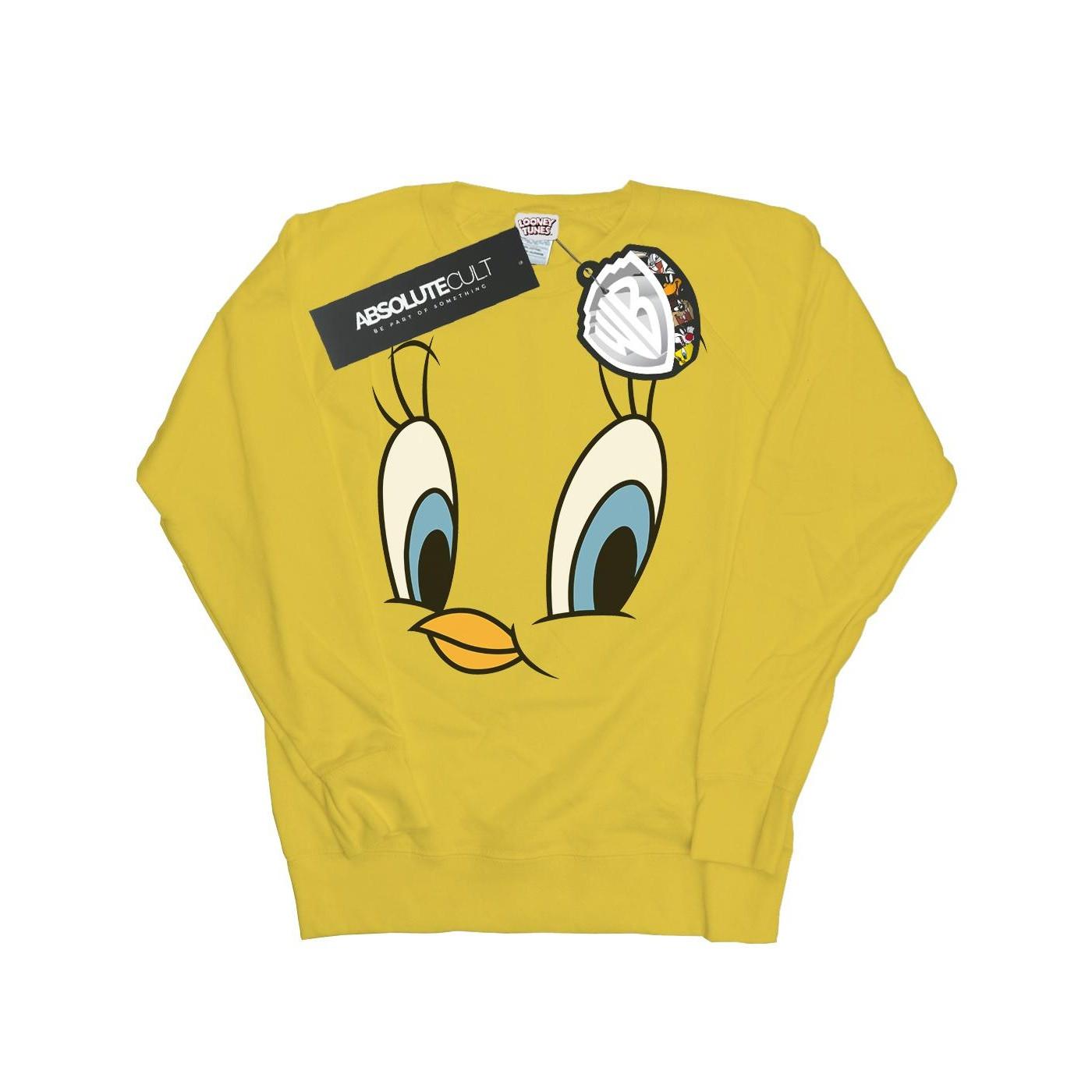 LOONEY TUNES Tweety Pie Face Sweatshirt