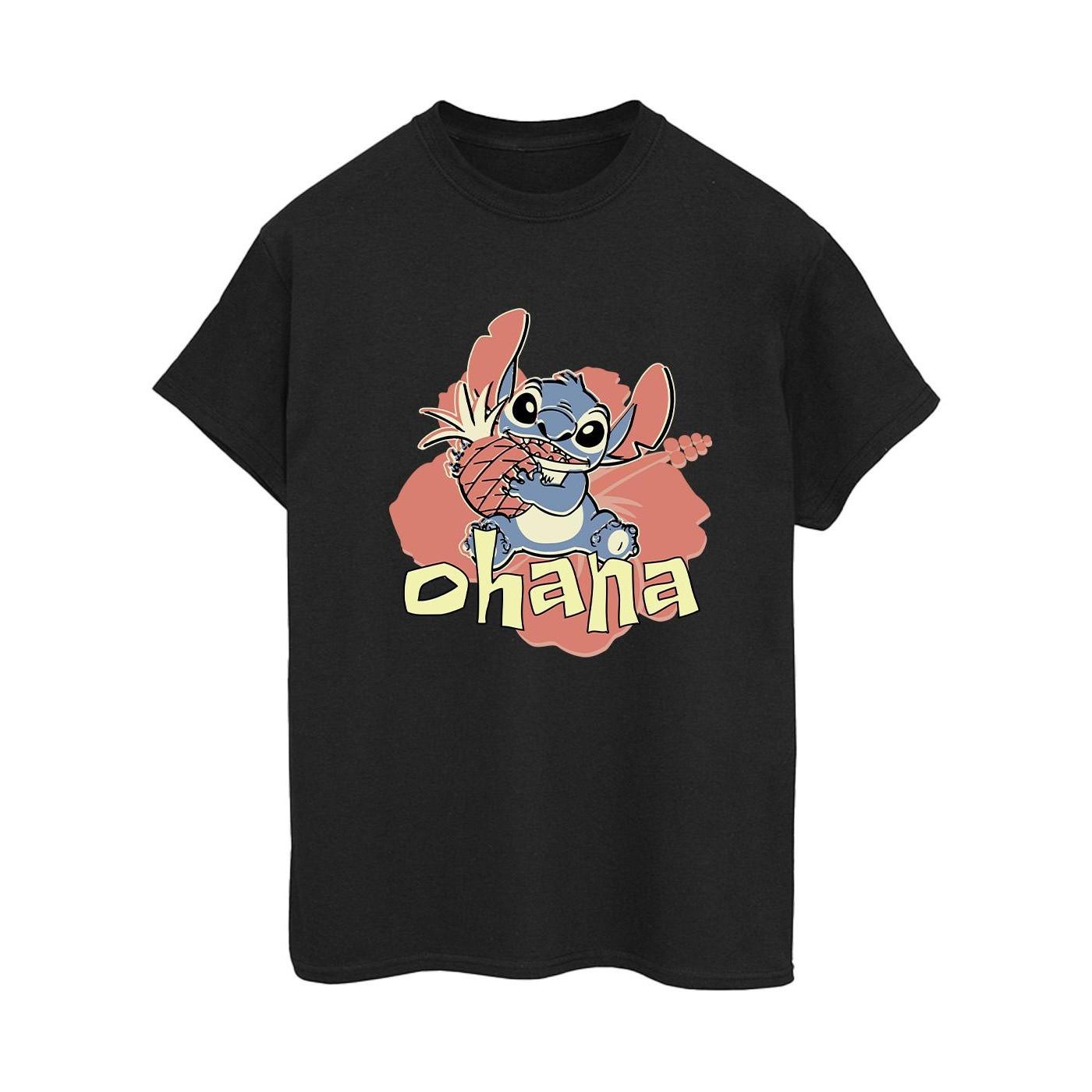 Disney Ohana Bedrucktes T-Shirt