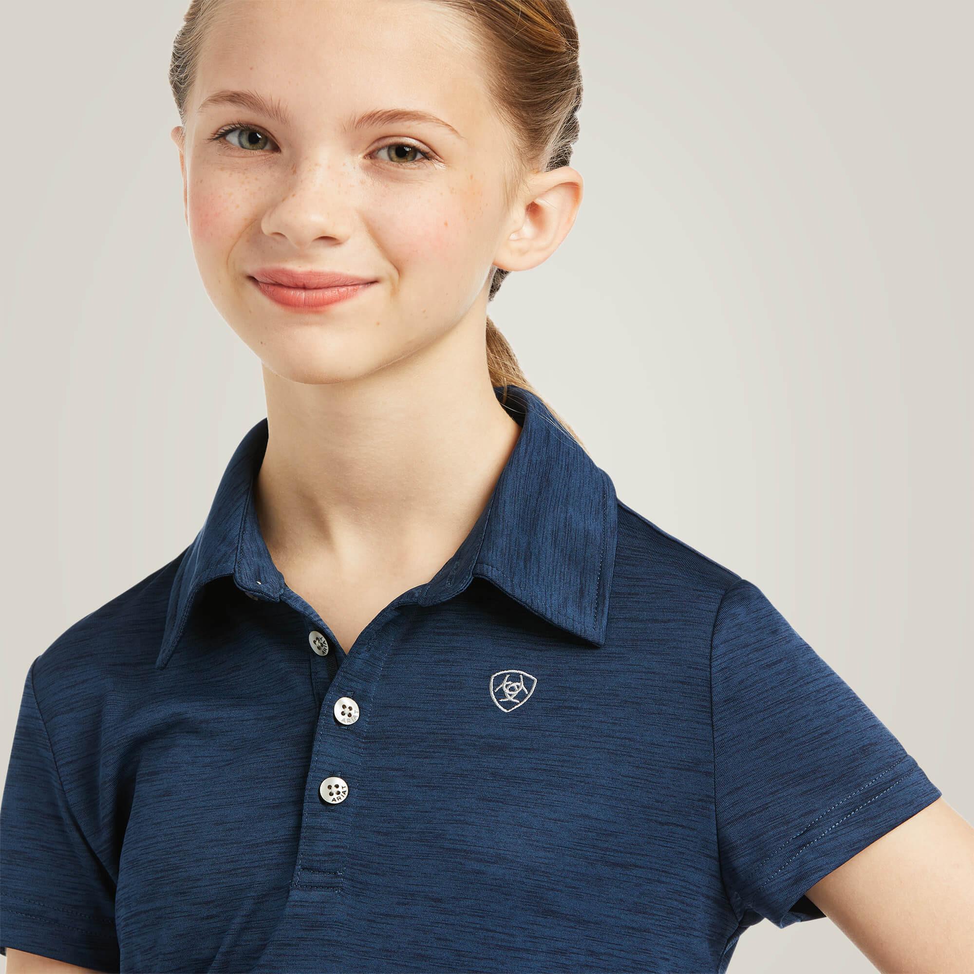 Ariat polo-shirt, mädchen laguna