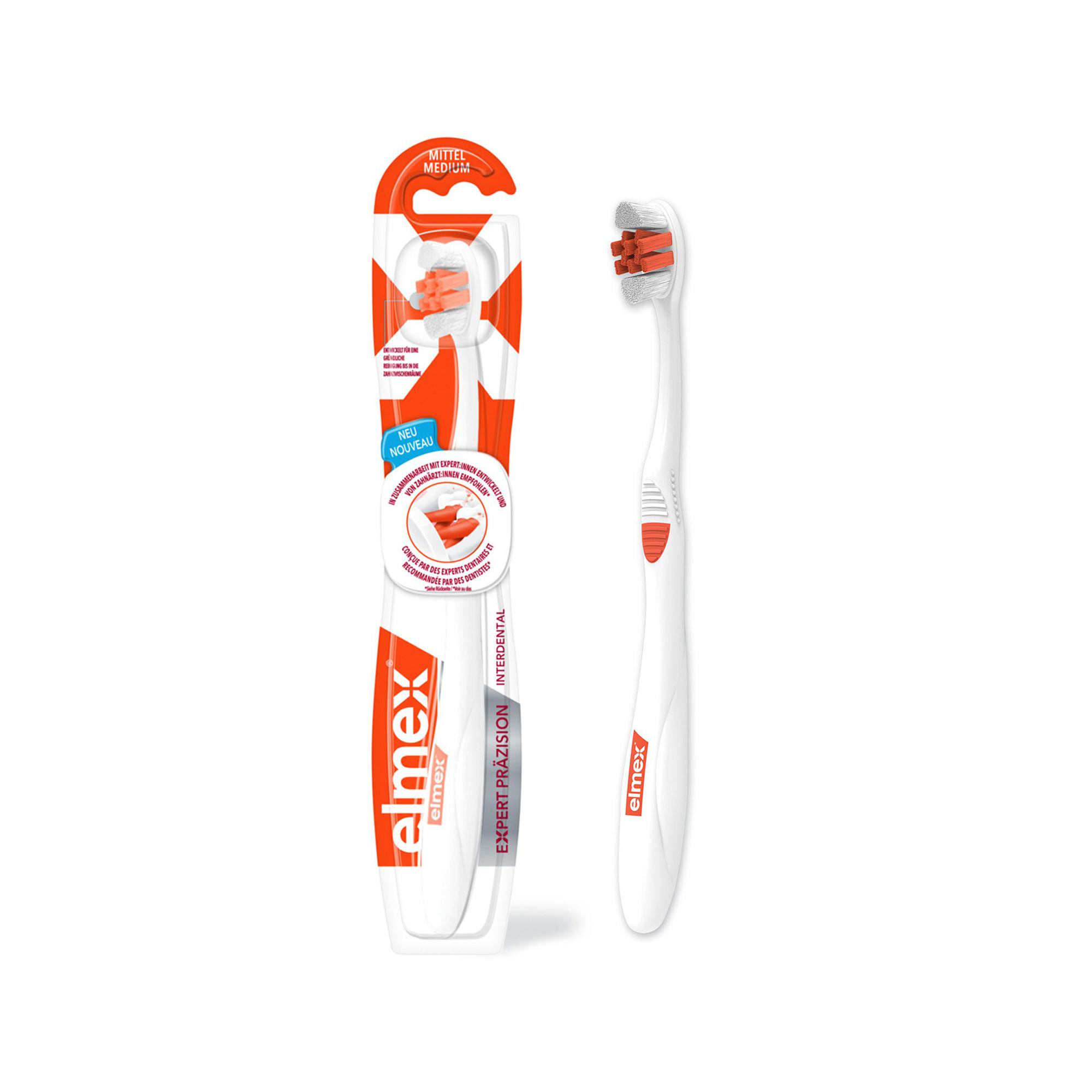 elmex Zahnbürste Expert Präzision Interdental
