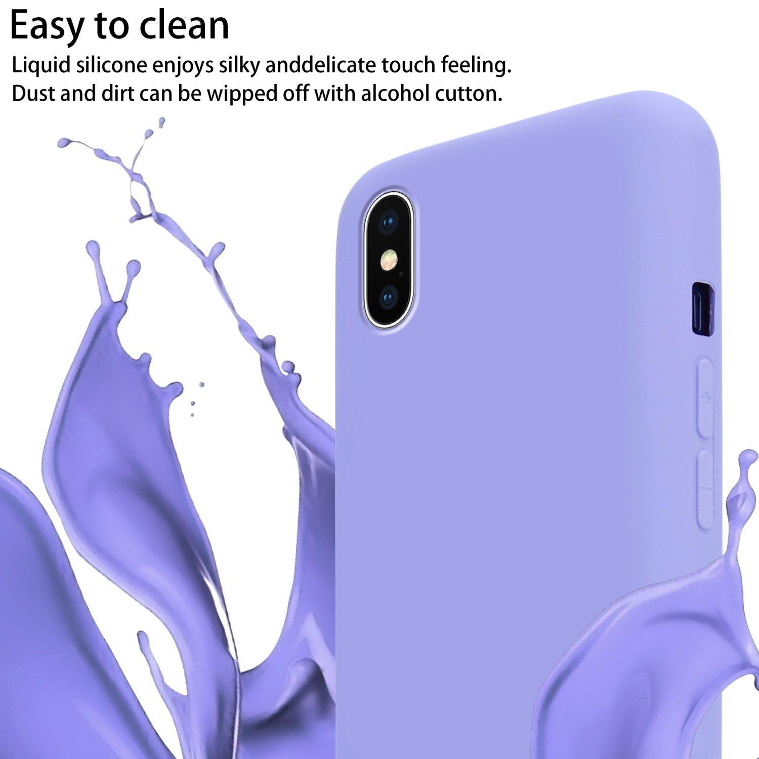 Cadorabo Handy Kette für Apple iPhone X XS Silikon Schutzhülle