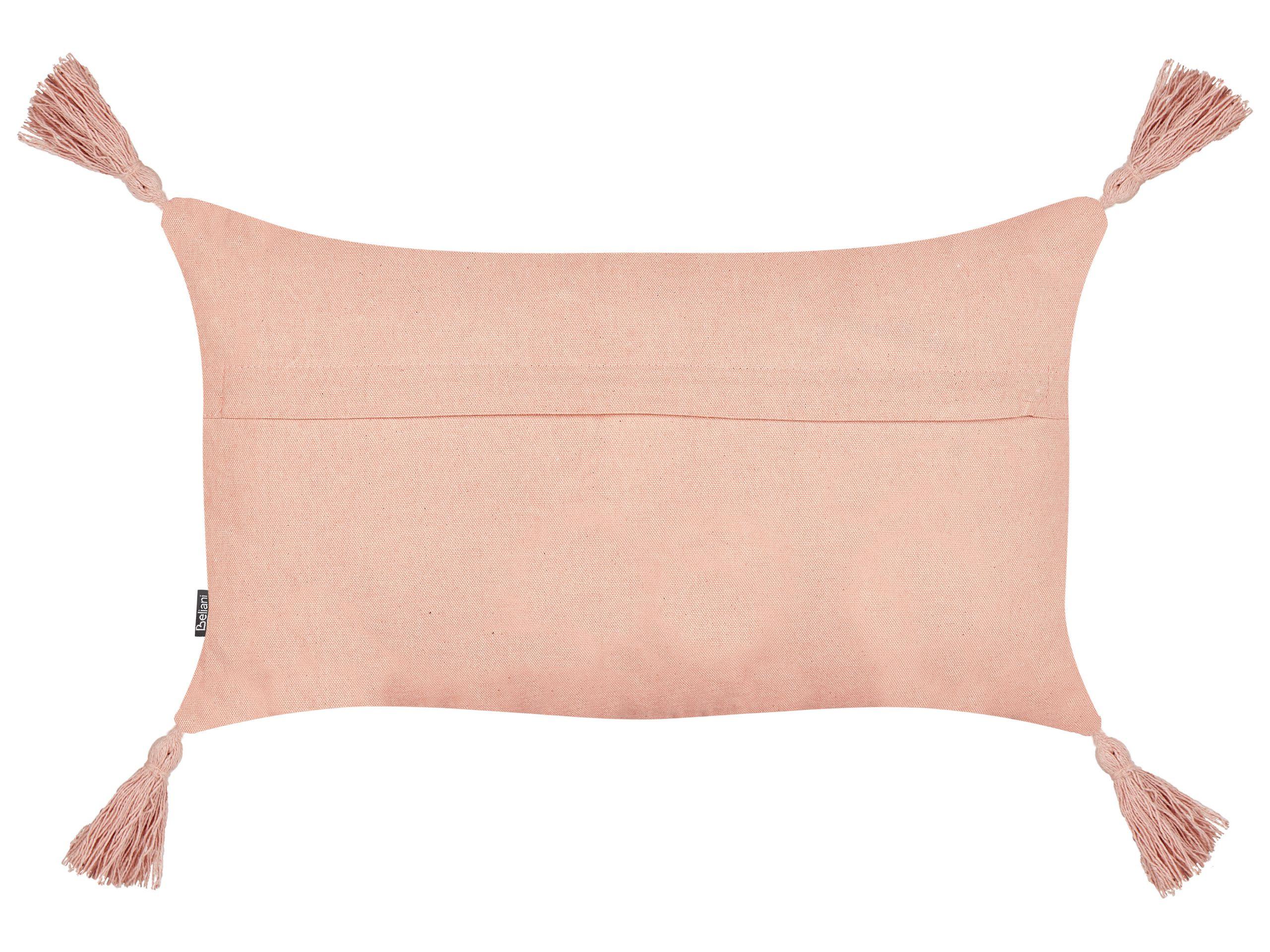 Beliani Dekokissen 2er Set aus Baumwolle Boho VALVARIA