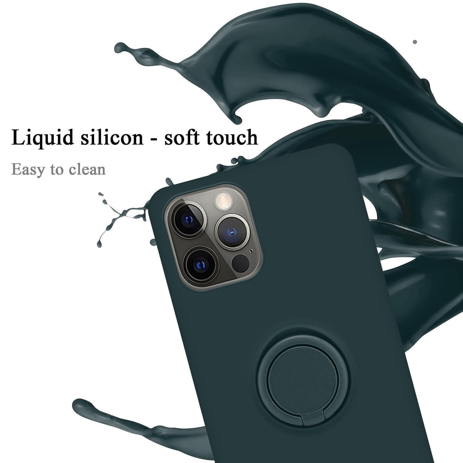 Cadorabo Hülle für Apple iPhone 13 PRO MAX TPU Silikon mit Ring Liquid