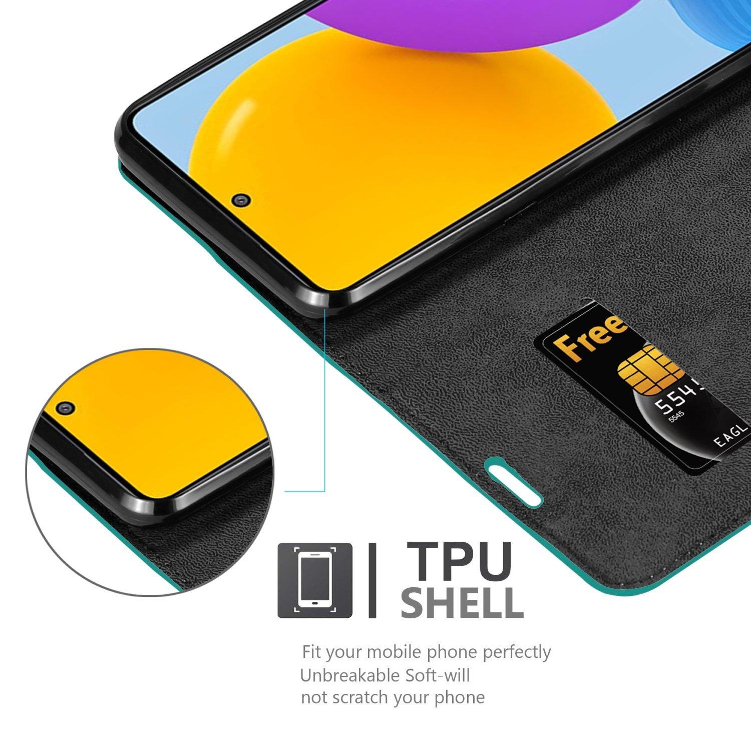 Cadorabo Hülle für Samsung Galaxy M52 5G Magnetverschluss, Kartenfach