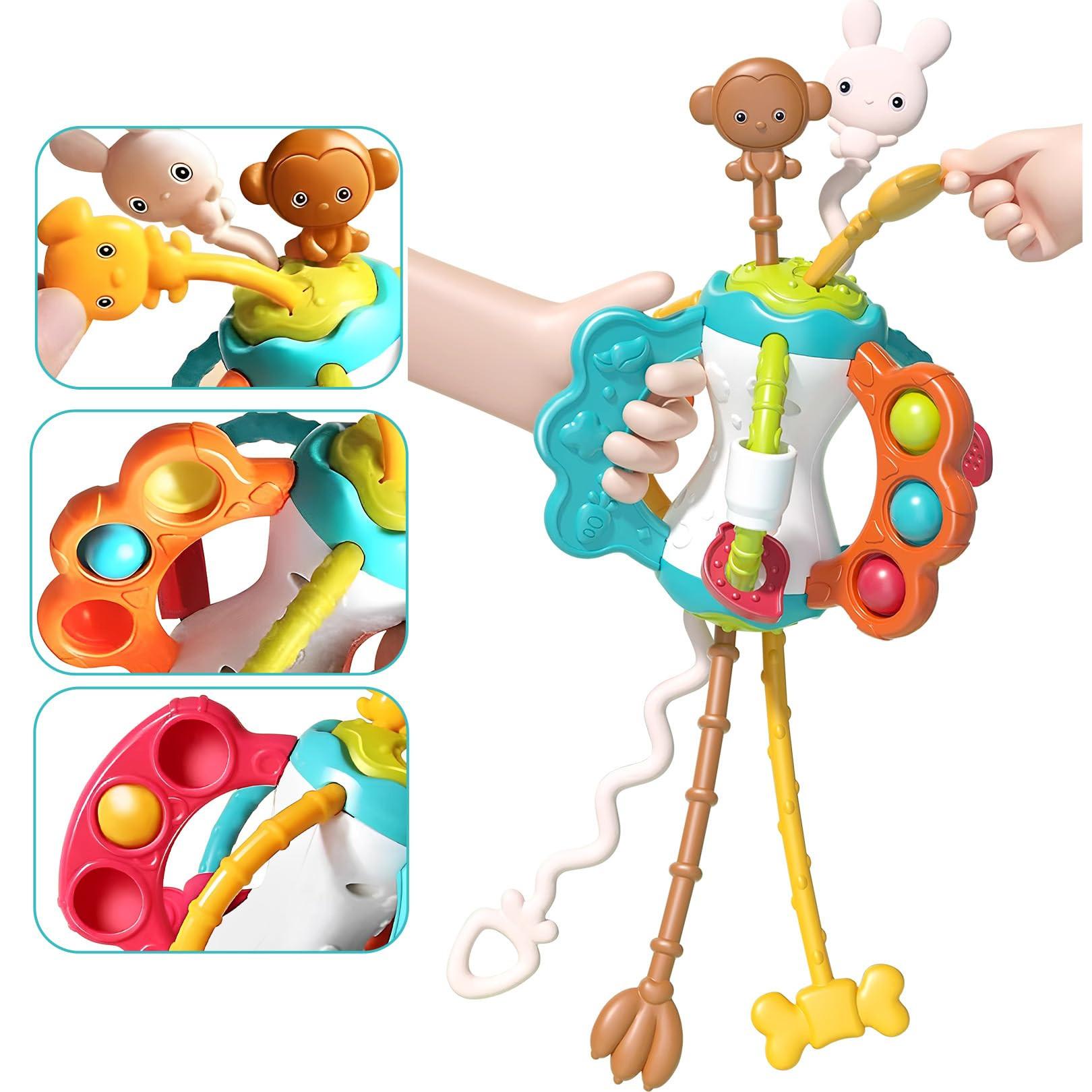 Activity-board Saugnapf Spielzeug Baby 3 Stück sensorische Spinner Spielzeug für Baby Spinnerei Spielzeug