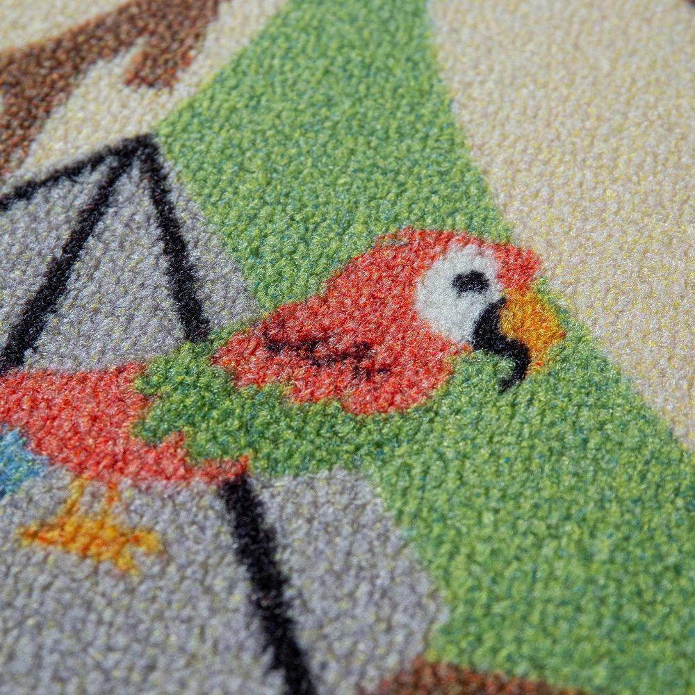 Paco Home Spielteppich Zoo Motiv Kinderzimmer