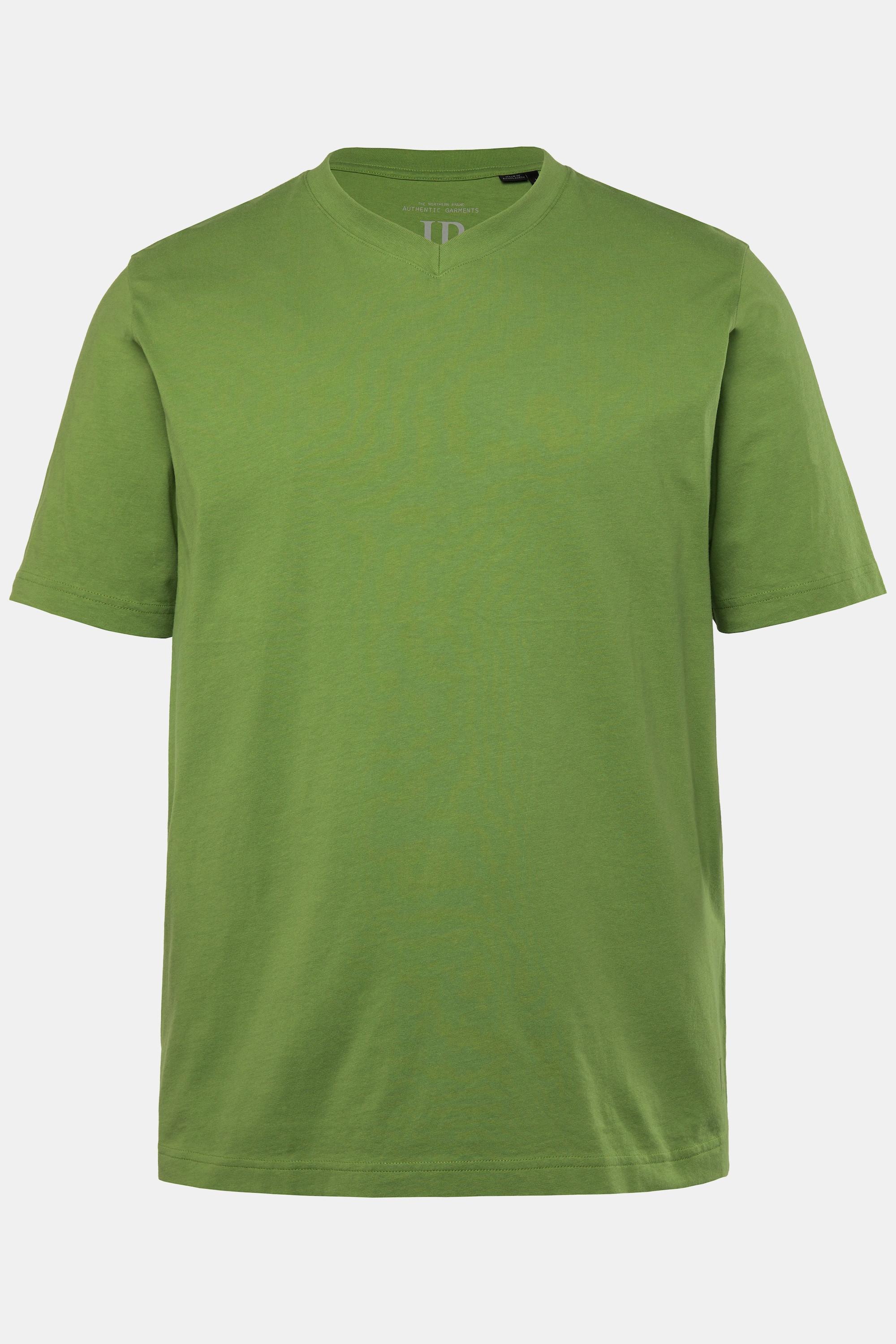 JP1880 Basic V-Ausschnitt Melange T-Shirt