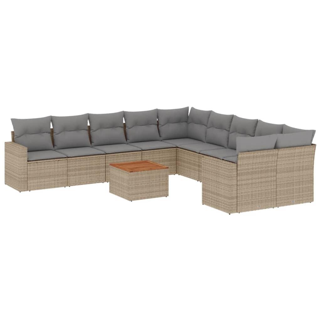 VidaXL Garten sofagarnitur poly-rattan