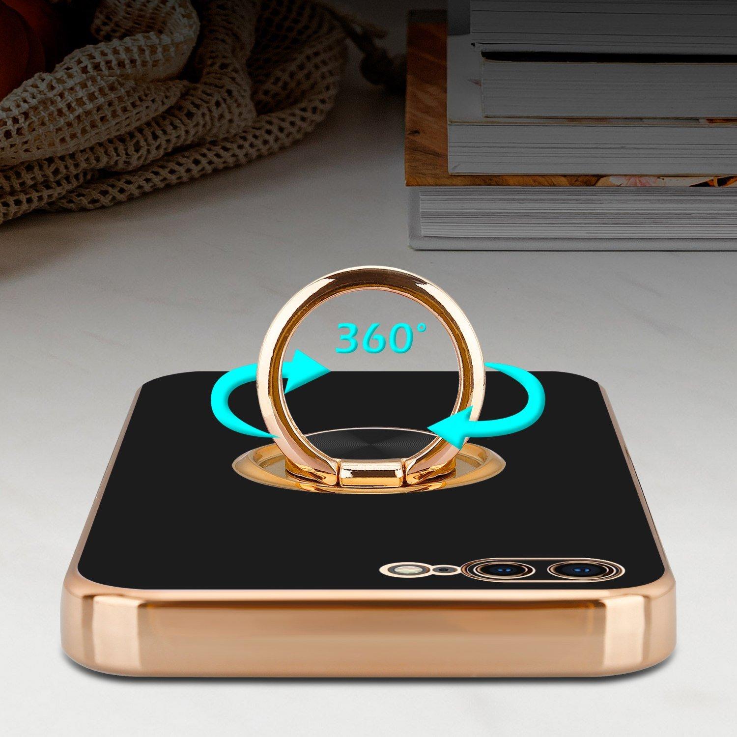 Cadorabo Hülle für Apple iPhone 7 PLUS 7S PLUS 8 PLUS mit Ring - Schutzhülle