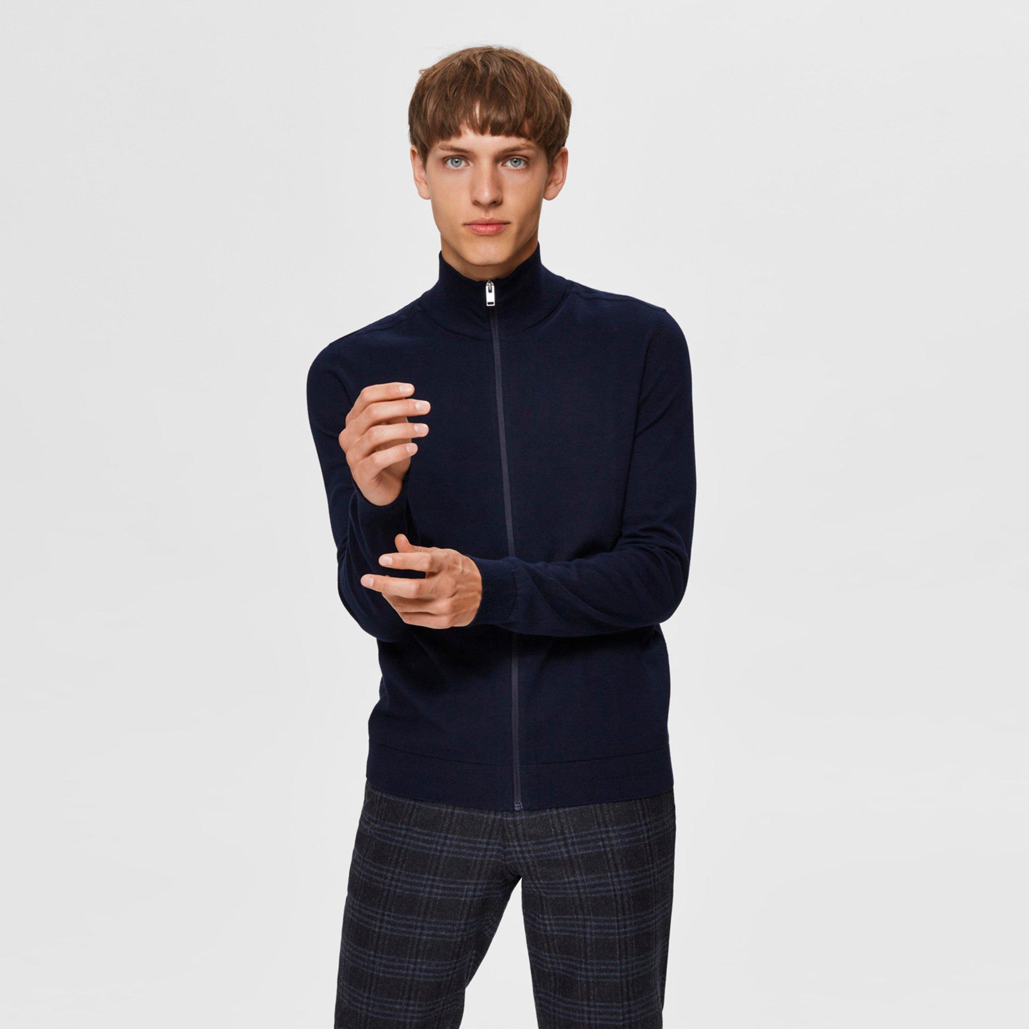 SELECTED BERG CARDGIAN Zip Pullover
