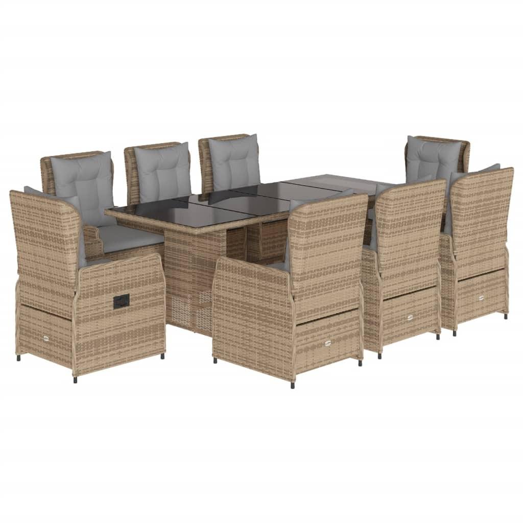 VidaXL Garten essgruppe poly-rattan