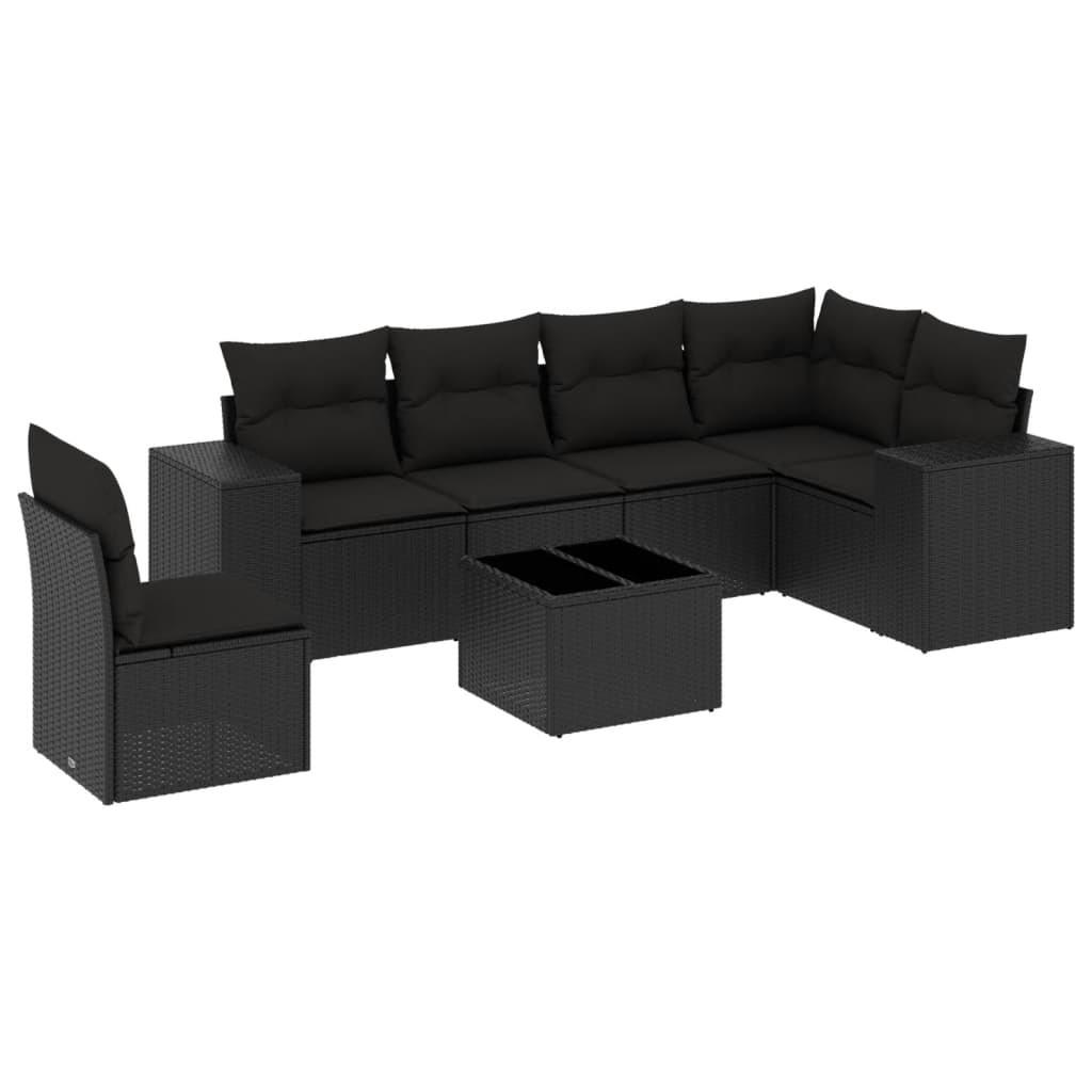 VidaXL Garten sofagarnitur poly-rattan