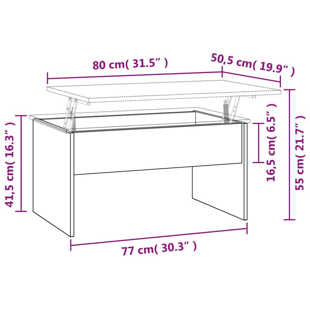 VidaXL Couchtisch holzwerkstoff