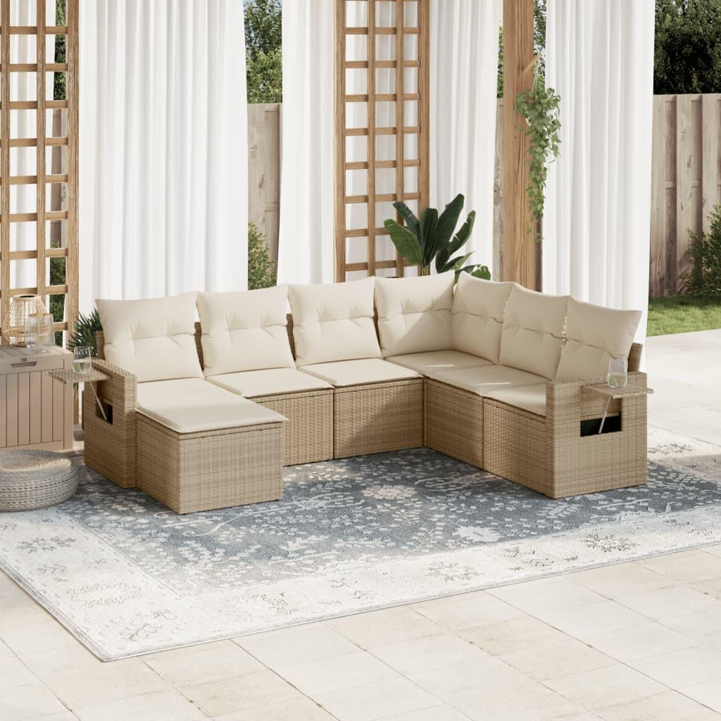 VidaXL Garten sofagarnitur poly-rattan